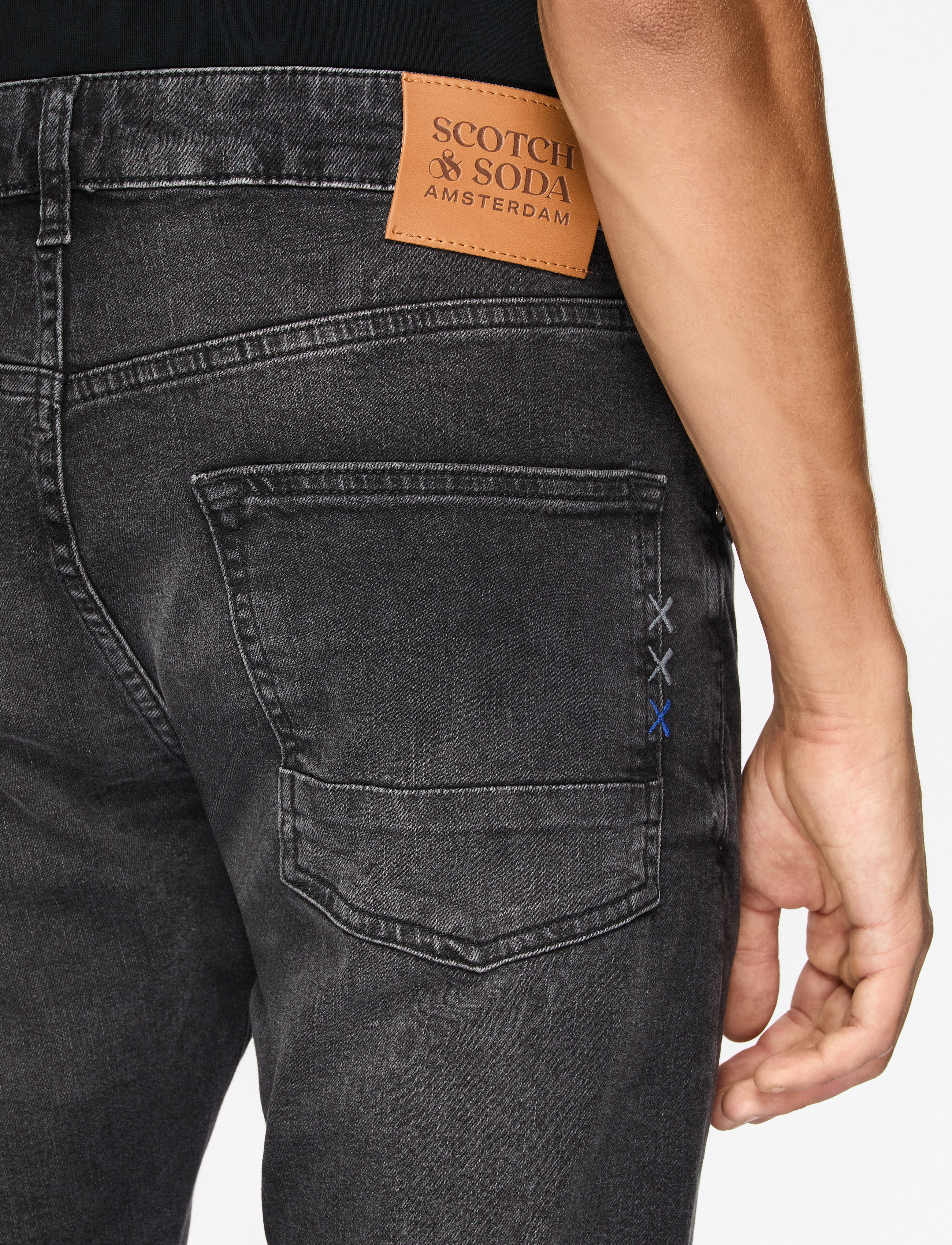 SCOTCH & SODA Core Ralston Slim Jeans Black Night herr – bild 7