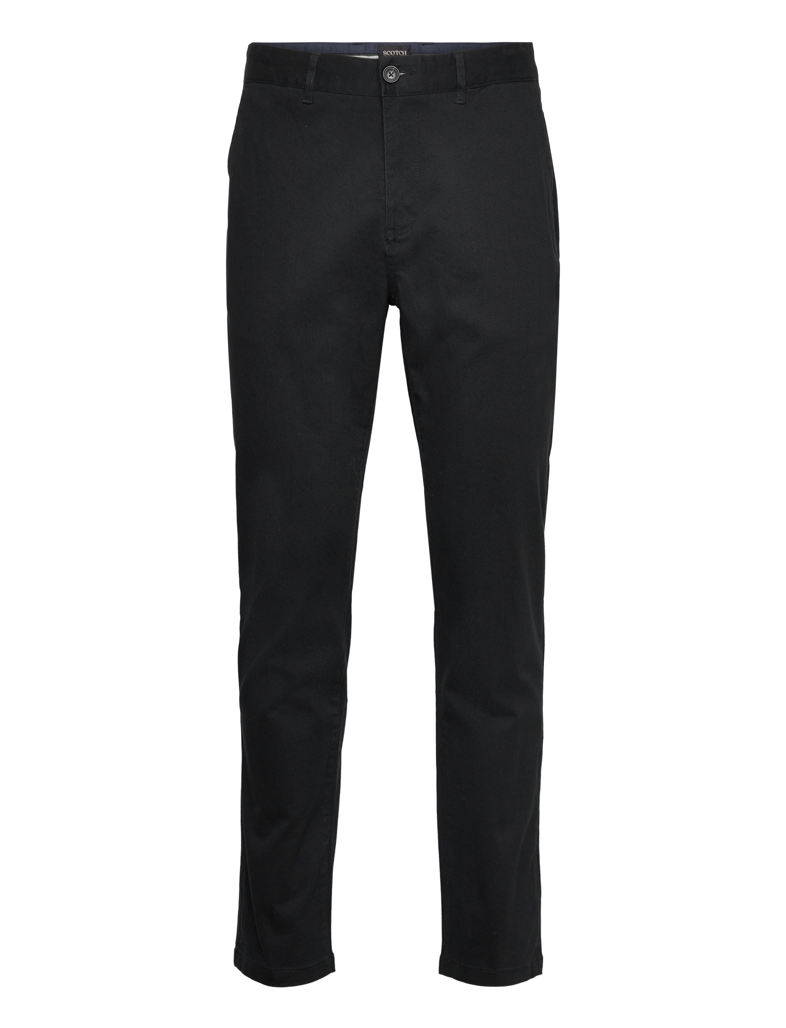 Scotch & Soda CORE - Stuart - stretch cotton chino - Hosen - BLACK / black
