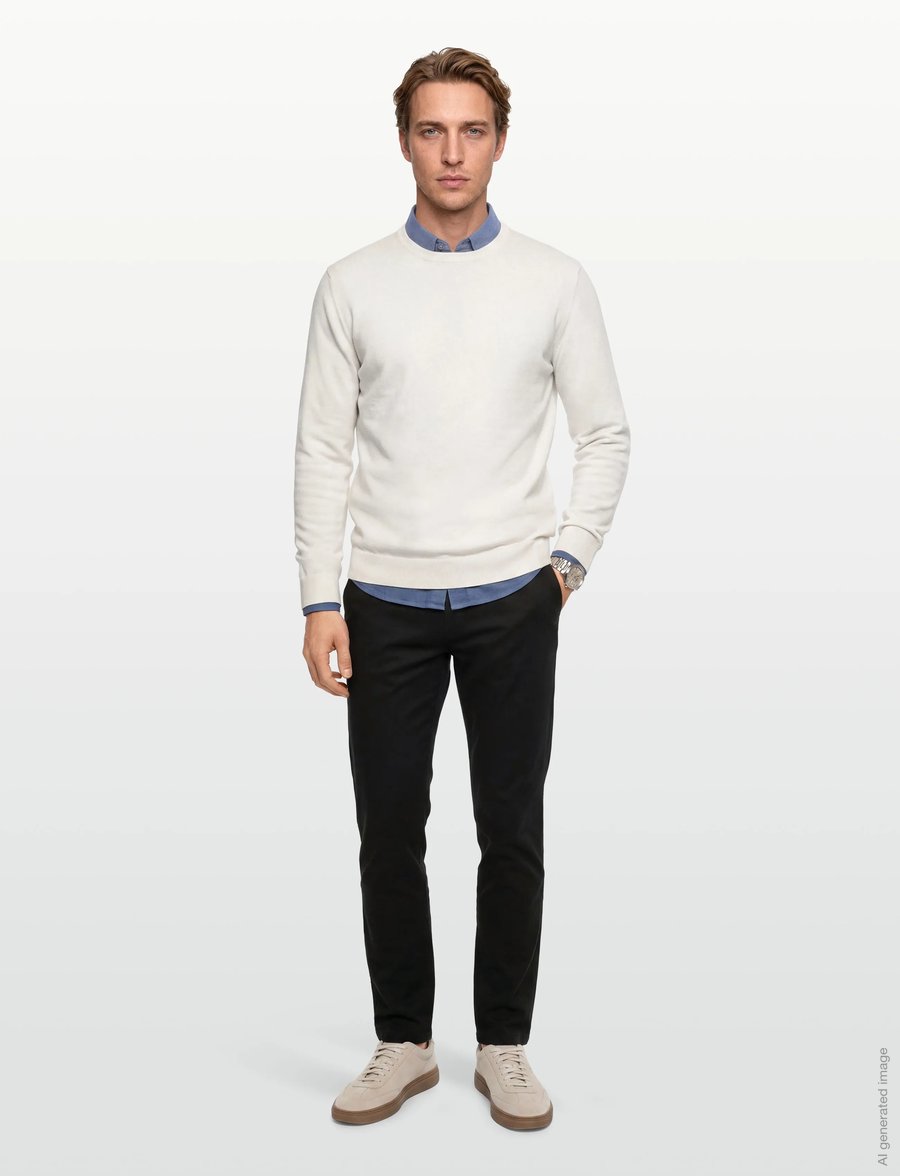 Scotch & Soda - CORE - Stuart - stretch cotton chino - chinos - black - 0