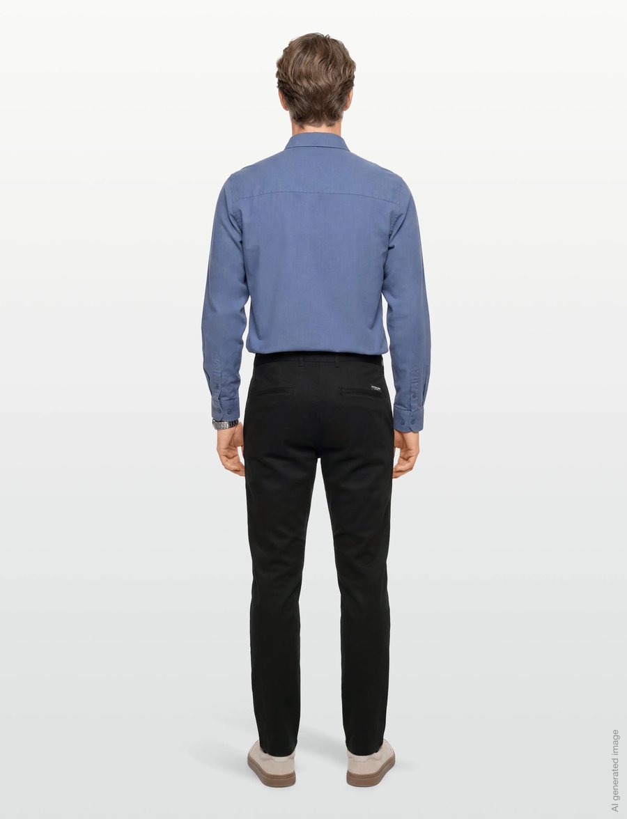 Scotch & Soda - CORE - Stuart - stretch cotton chino - chinos - black - 4