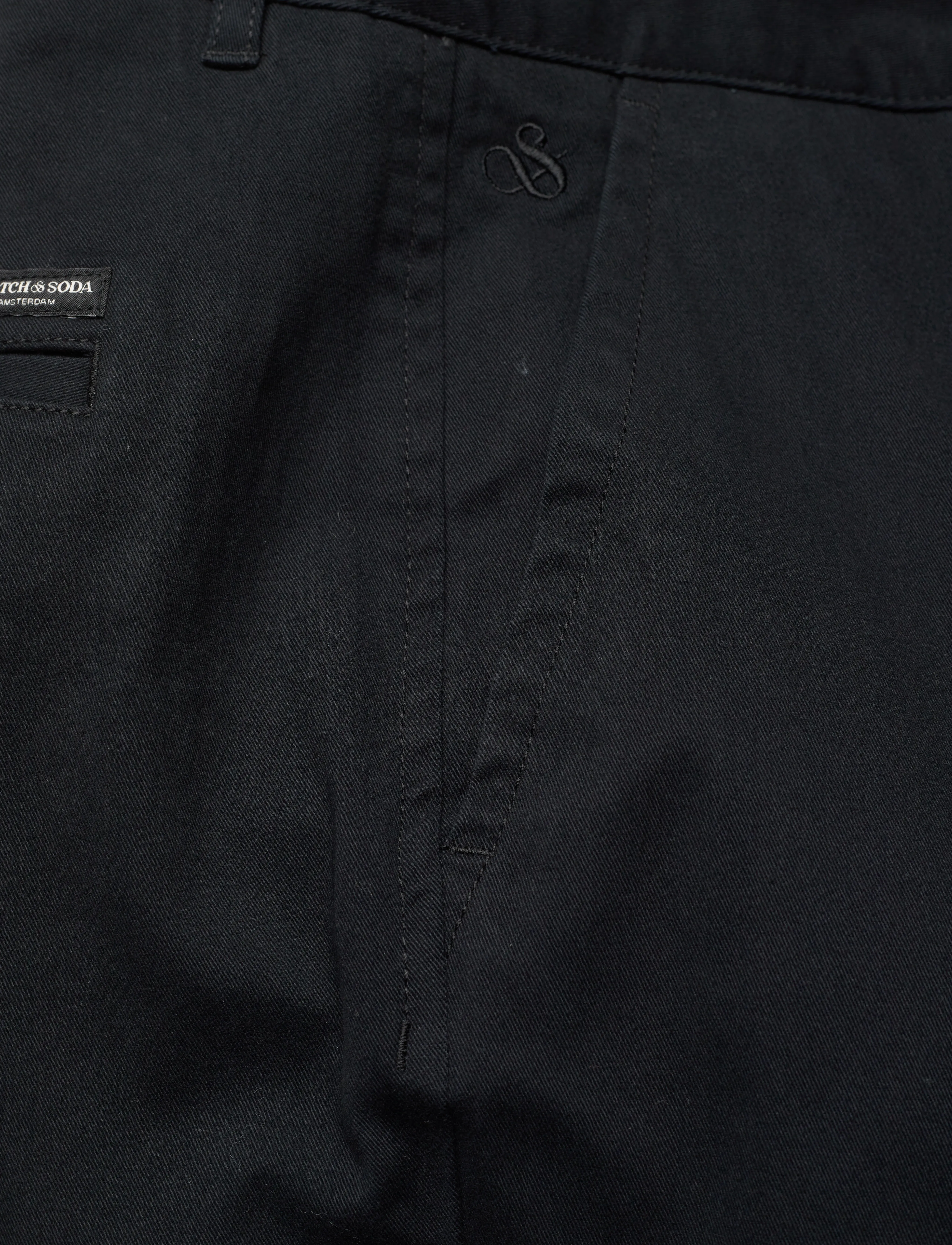 Scotch & Soda - CORE - Stuart - stretch cotton chino - chinos - black - 2