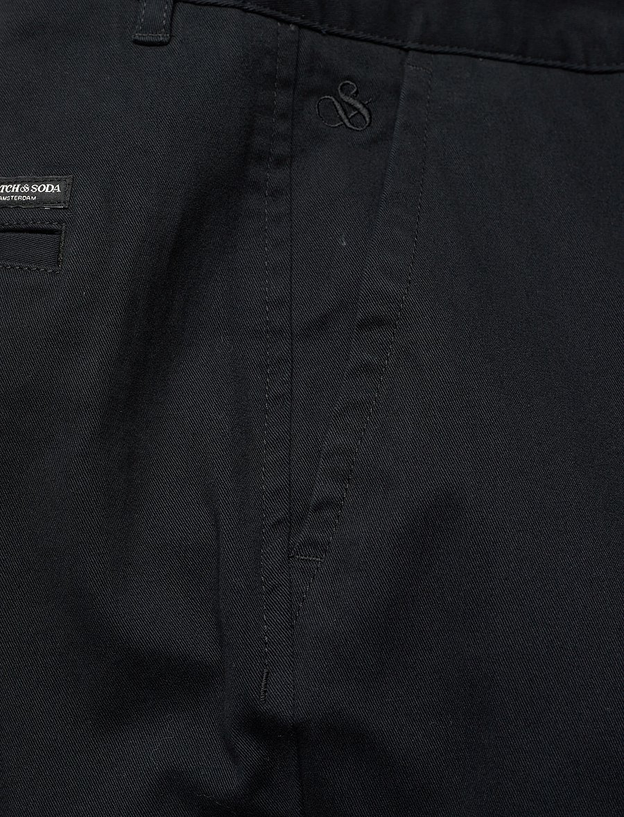 Scotch & Soda - CORE - Stuart - stretch cotton chino - chinos - black - 2