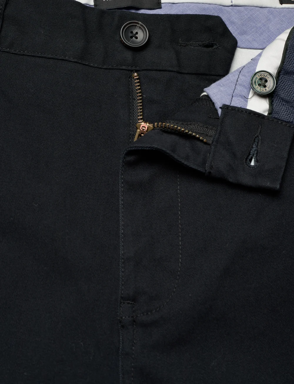 Scotch & Soda - CORE - Stuart - stretch cotton chino - chinos - black - 3