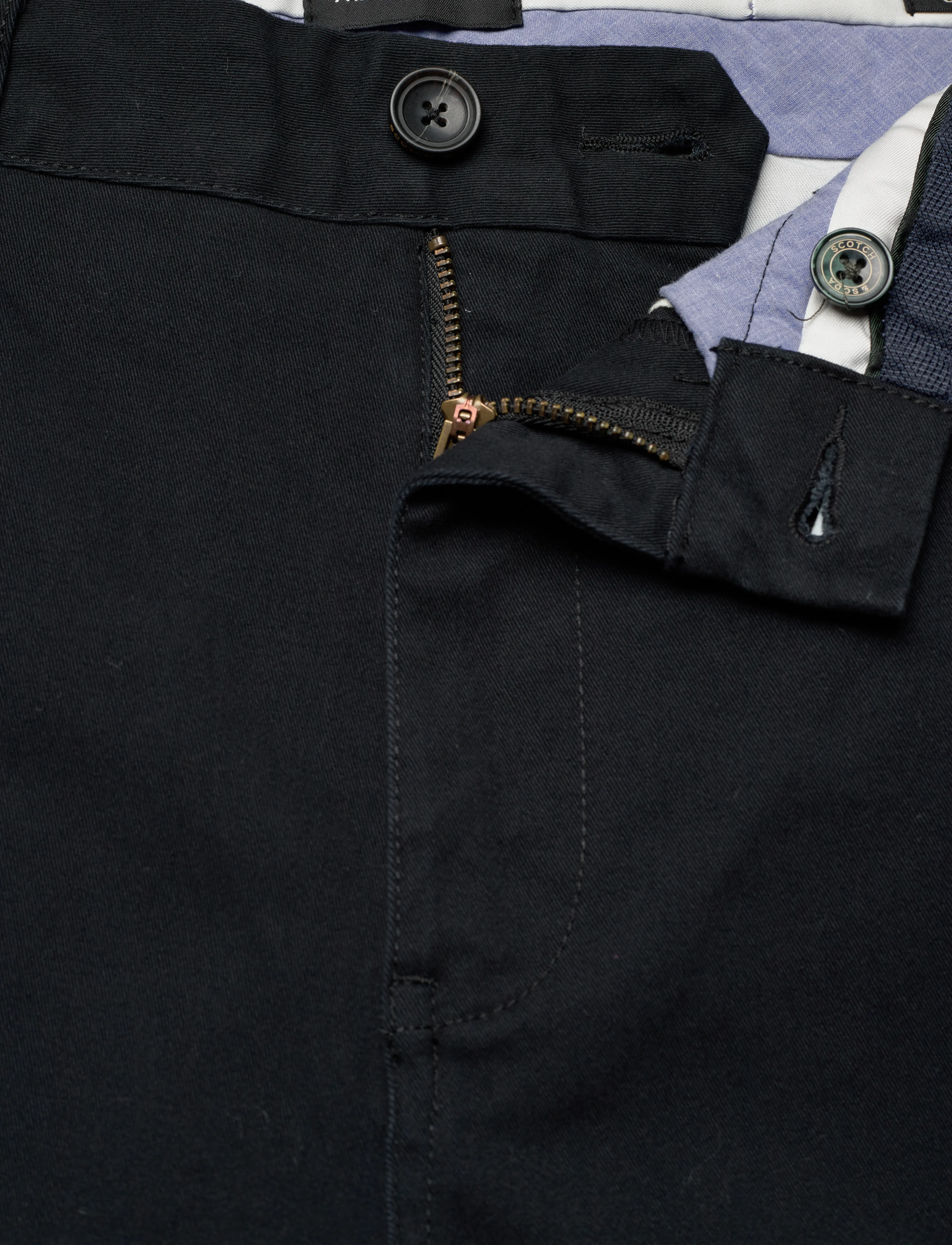 Scotch & Soda - CORE - Stuart - stretch cotton chino - chinos - black - 3