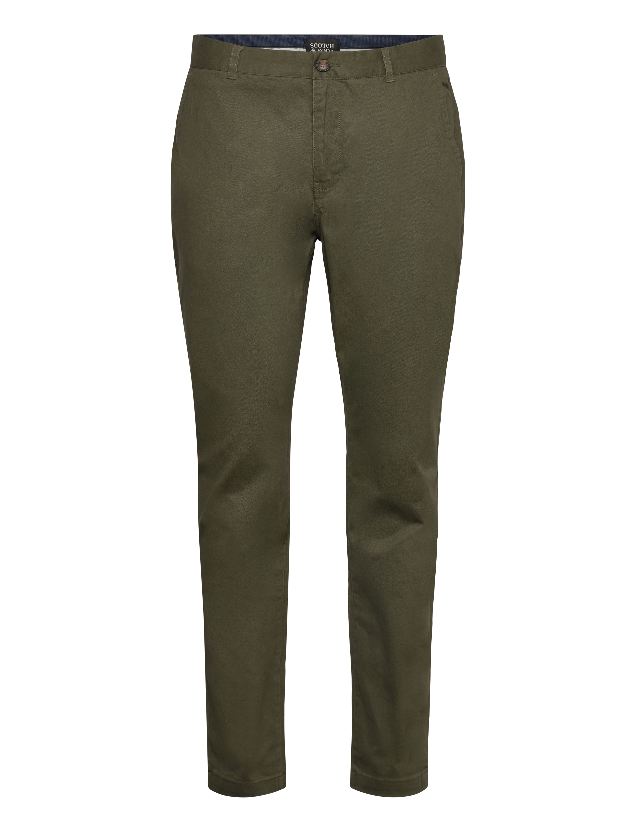 Scotch & Soda CORE - Stuart - stretch cotton chino - Scotch & Soda - KHAKI / khaki/green
