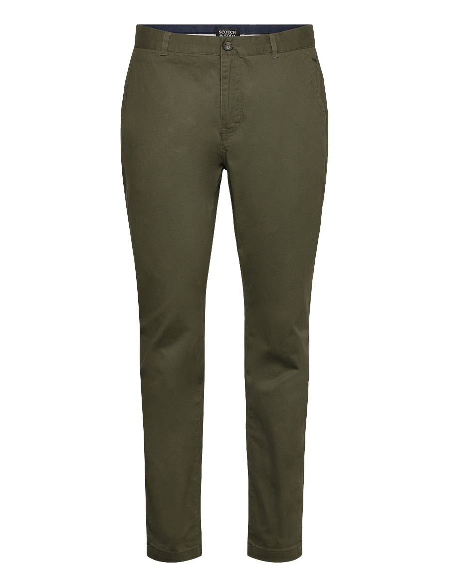 Scotch & Soda - CORE - Stuart - stretch cotton chino - chino's - khaki - 0