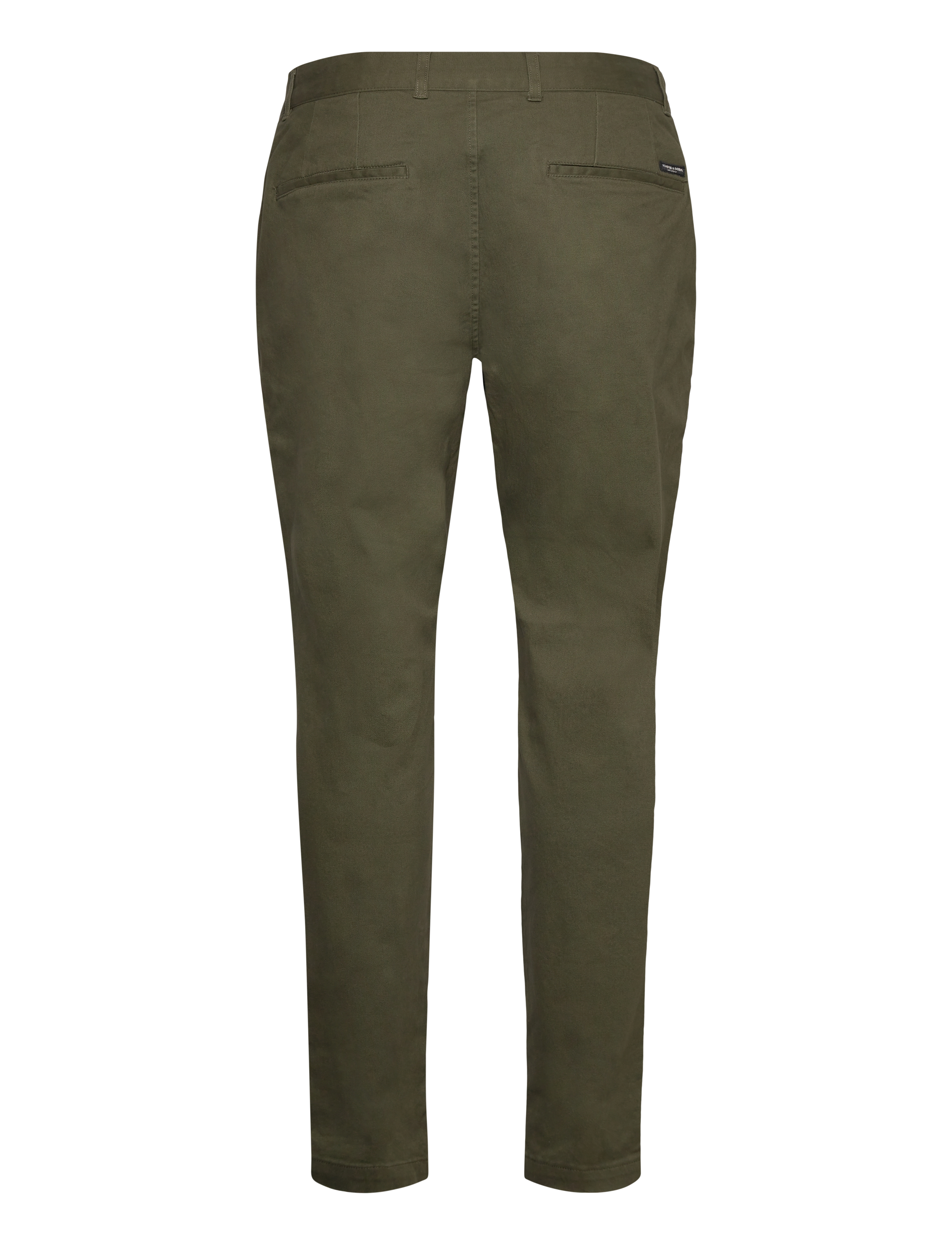 Scotch & Soda - CORE - Stuart - stretch cotton chino - chinos - khaki - 1