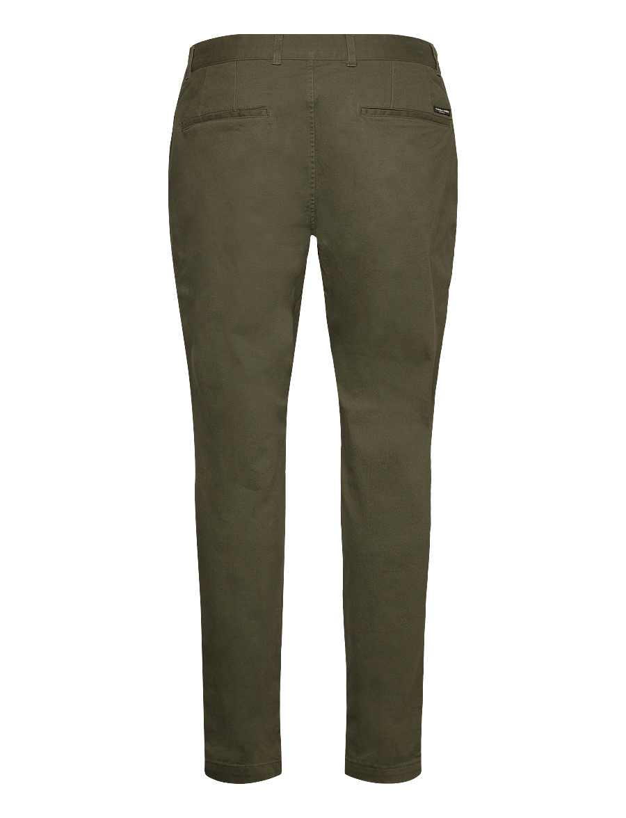 Scotch & Soda - CORE - Stuart - stretch cotton chino - chino's - khaki - 1