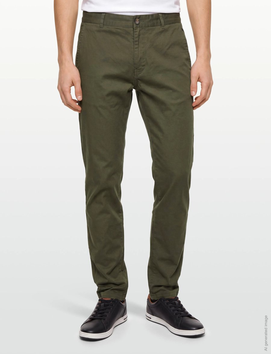 Scotch & Soda - CORE - Stuart - stretch cotton chino - chinos - khaki - 3