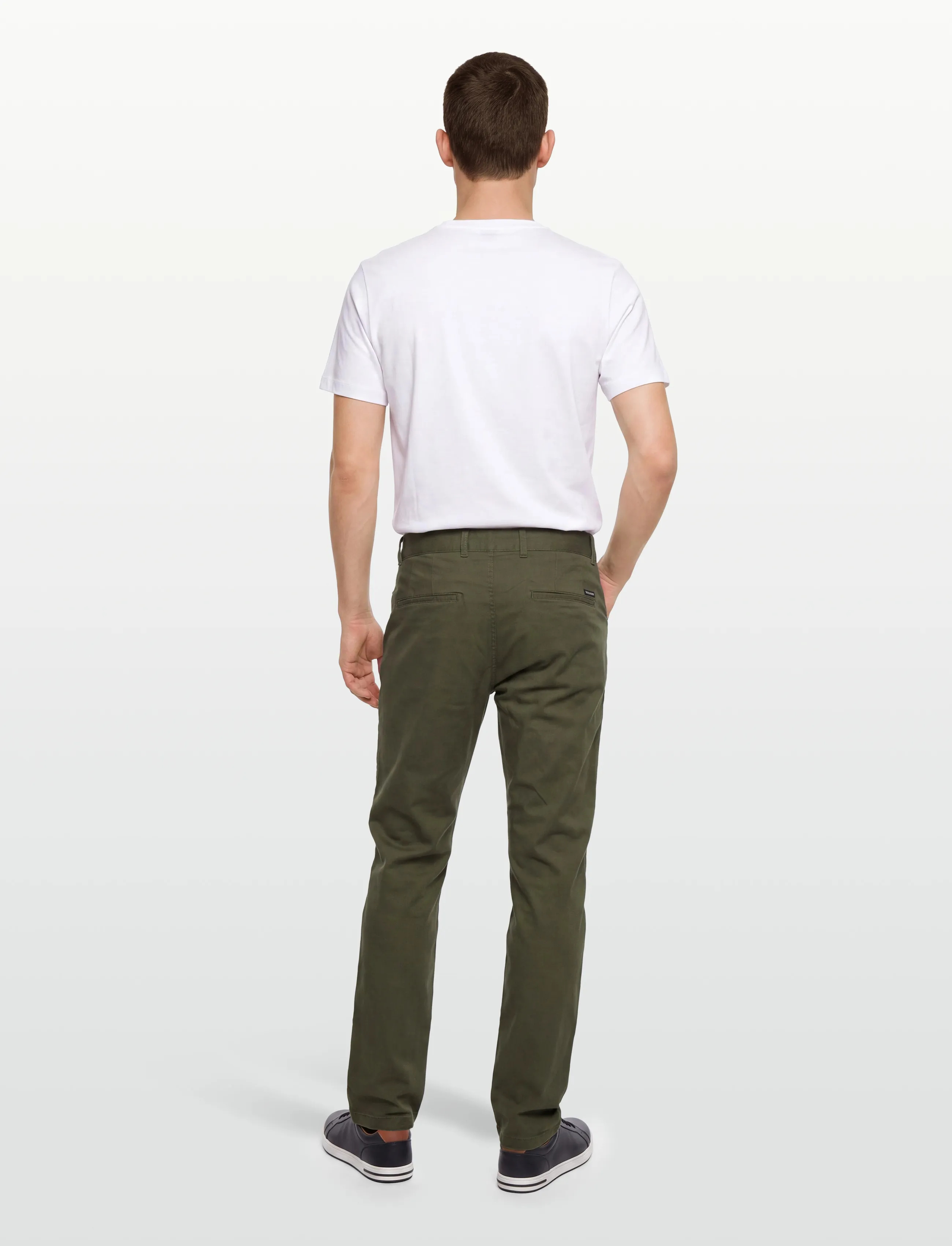 Scotch & Soda - CORE - Stuart - stretch cotton chino - chinos - khaki - 4