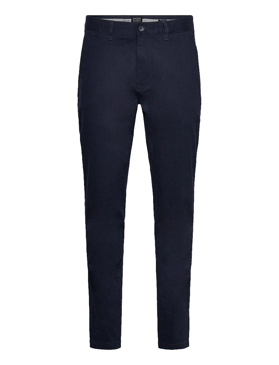 Scotch & Soda - CORE - Stuart - stretch cotton chino - chinos - night - 1