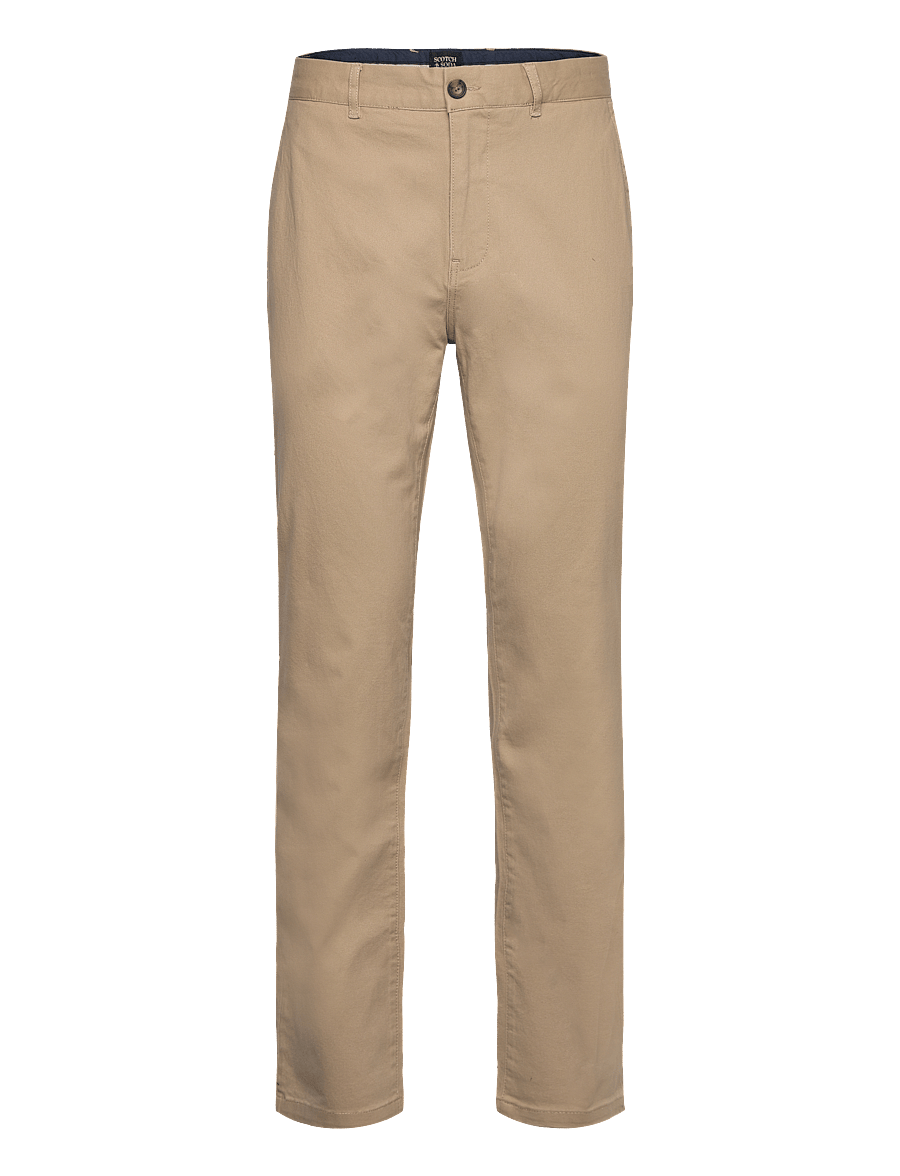 Scotch & Soda - CORE - Stuart - stretch cotton chino - chino's - sand - 1