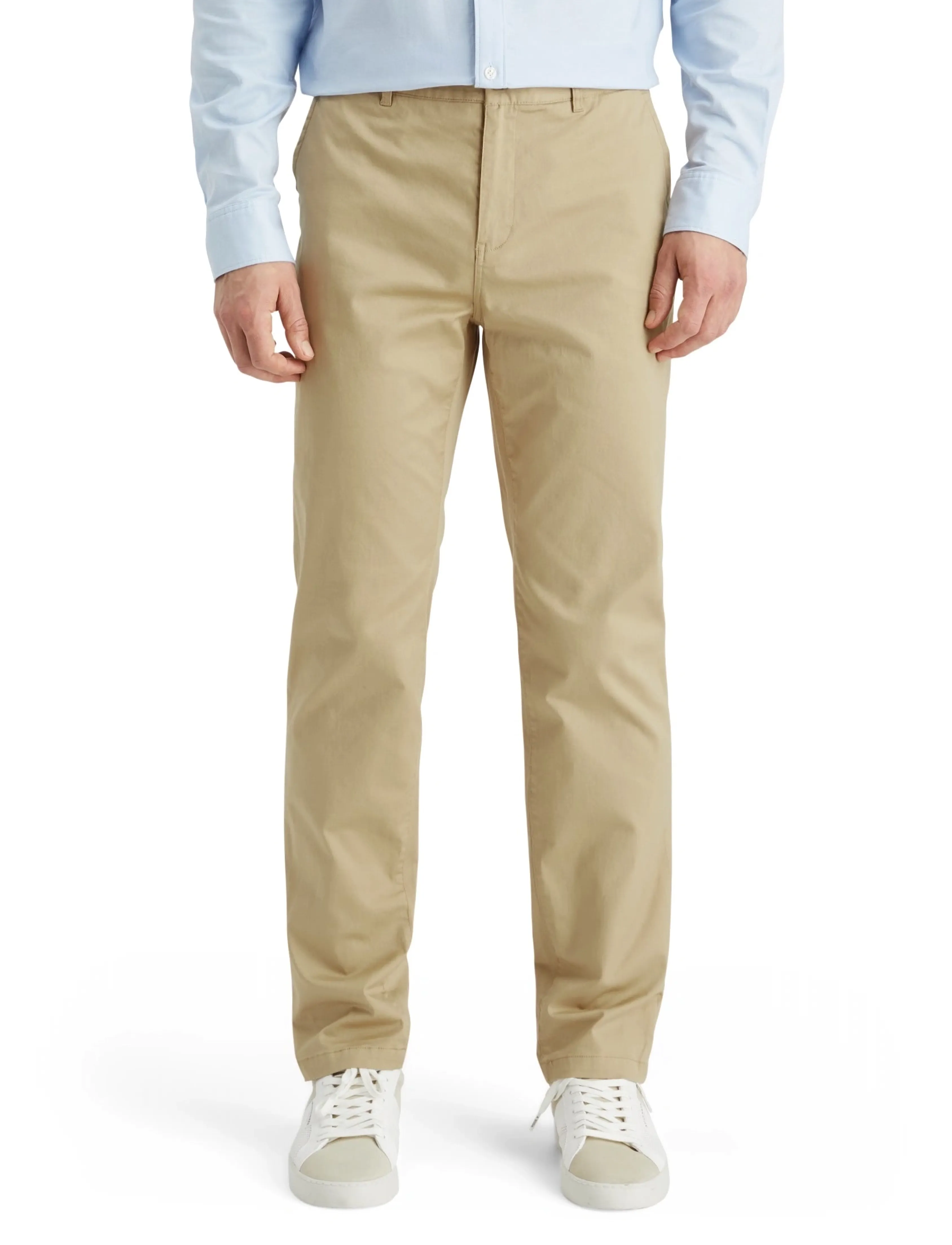 Scotch & Soda Core - Stuart - Stretch Cotton Chino, 33 x 32, Beige, Bukser > Chinos, Herre