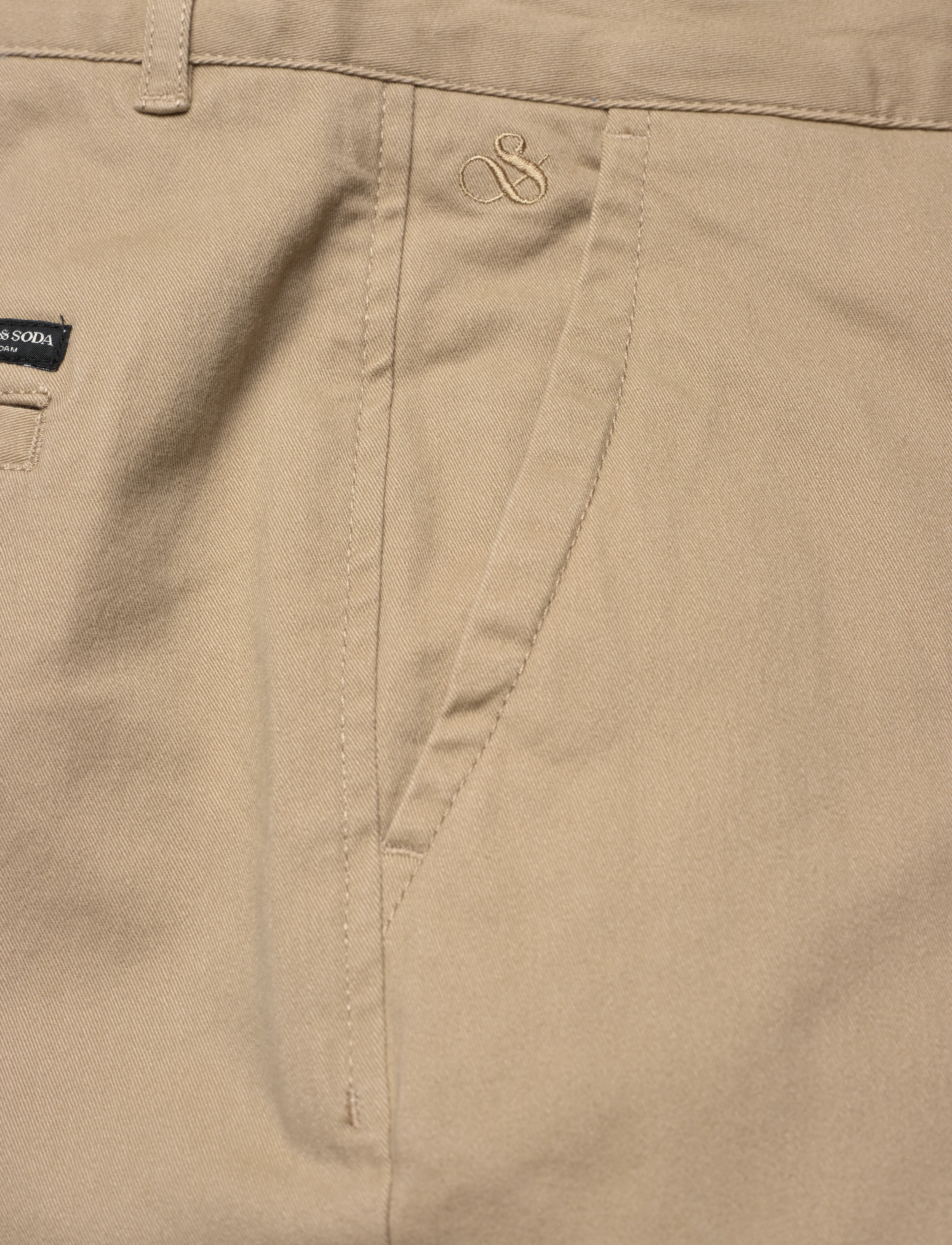 Scotch & Soda - CORE - Stuart - stretch cotton chino - chino-buxur - sand - 4