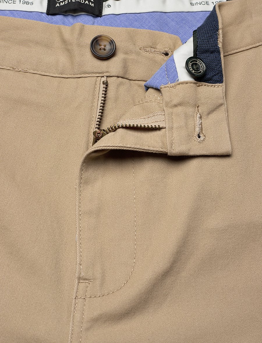 Scotch & Soda - CORE - Stuart - stretch cotton chino - chino's - sand - 5