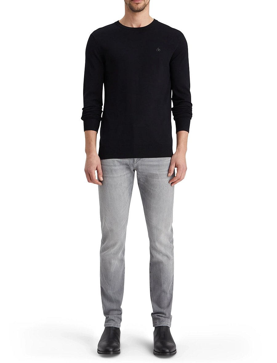 Scotch & Soda - CORE Viscose Pullover Crewneck - black - 0