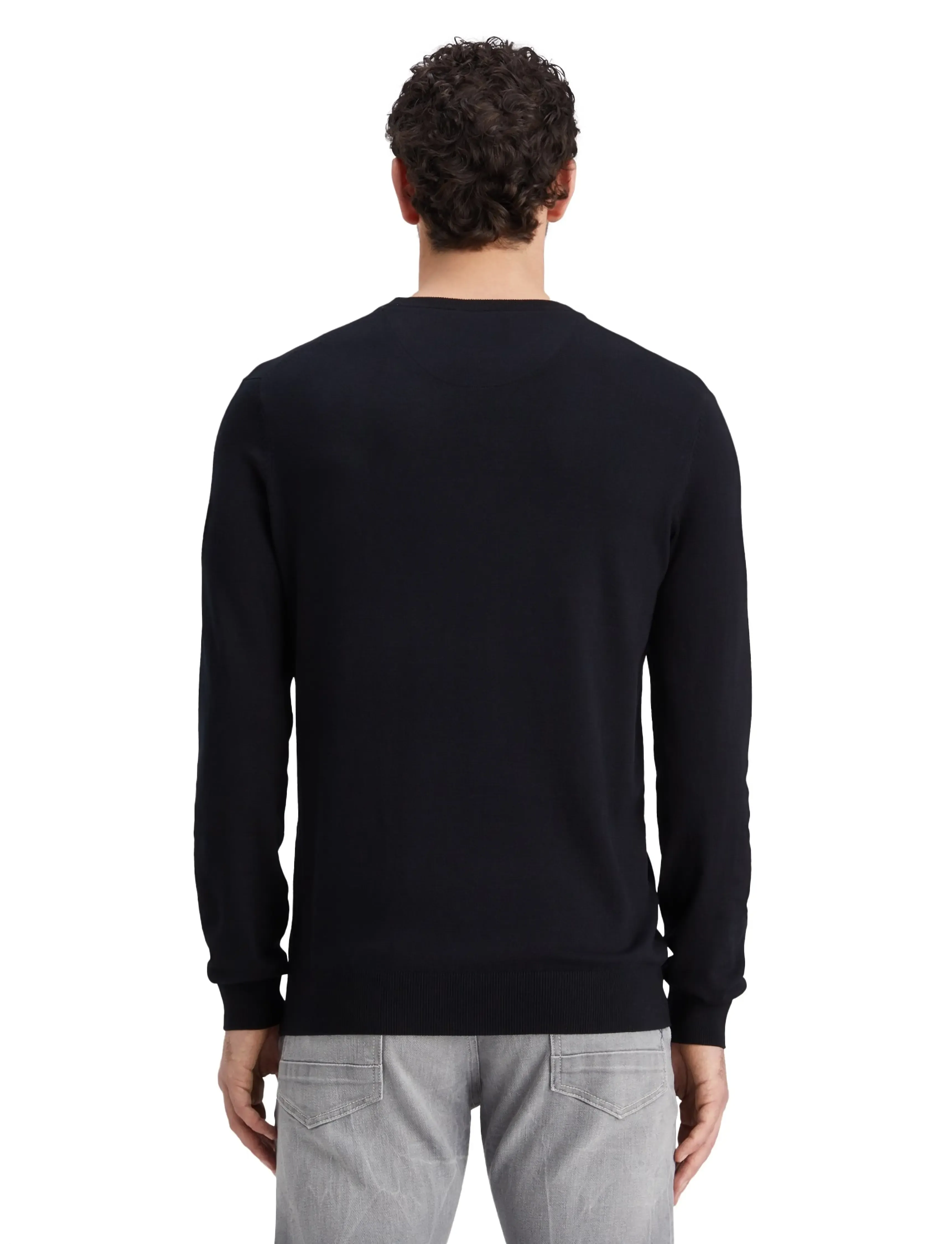 Scotch & Soda - CORE Viscose Pullover Crewneck - black - 3