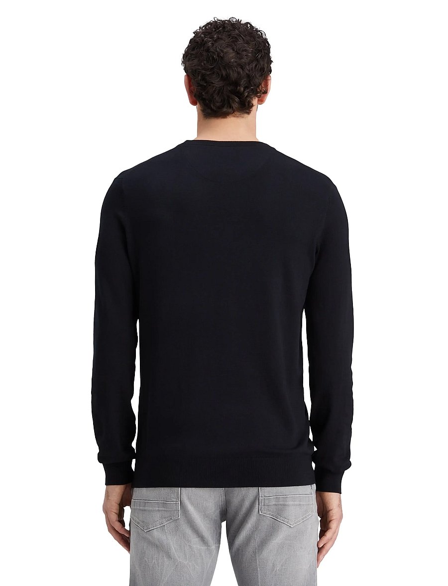 Scotch & Soda - CORE Viscose Pullover Crewneck - black - 3