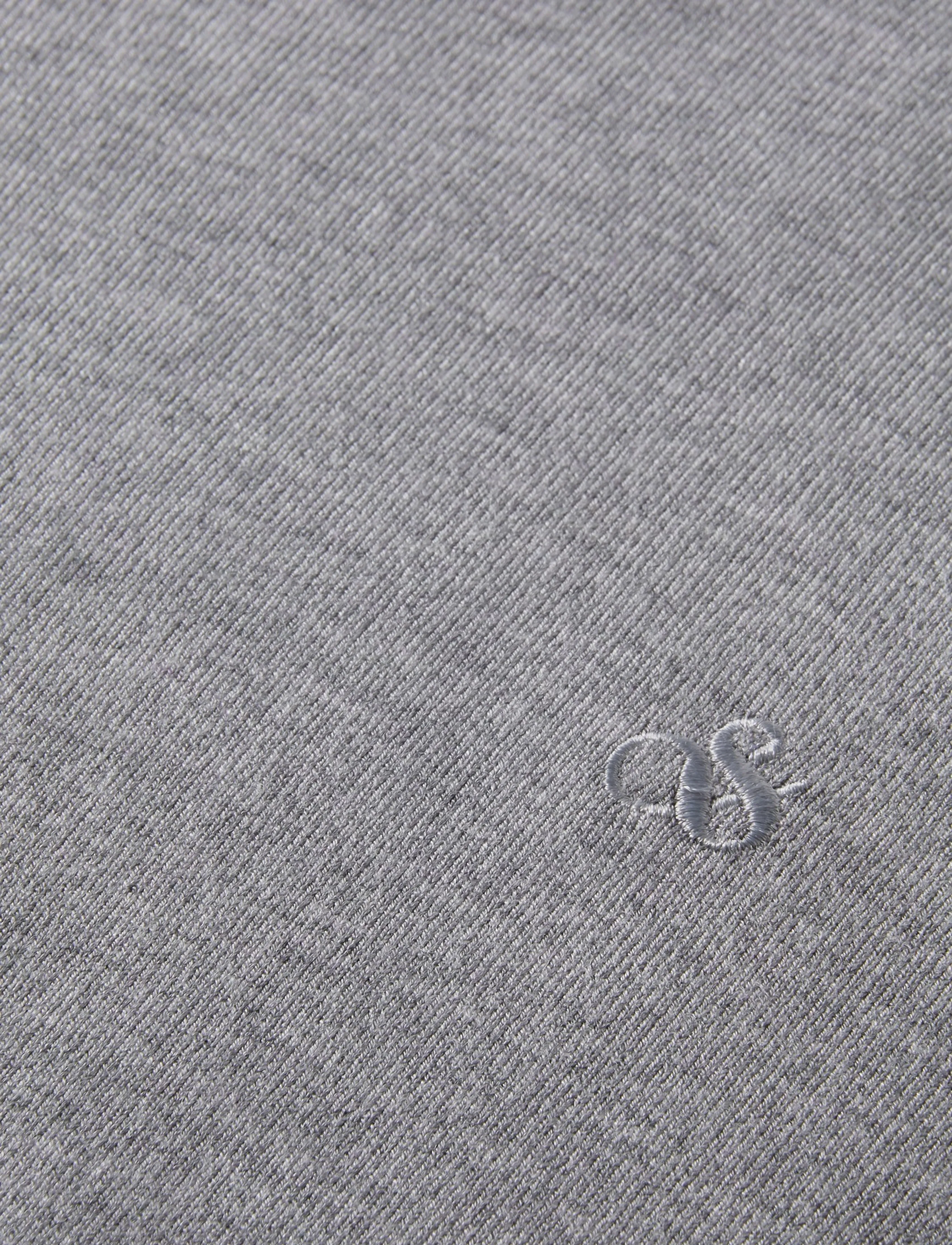 Scotch & Soda - CORE Viscose Pullover Crewneck - round necks - grey melange - 3