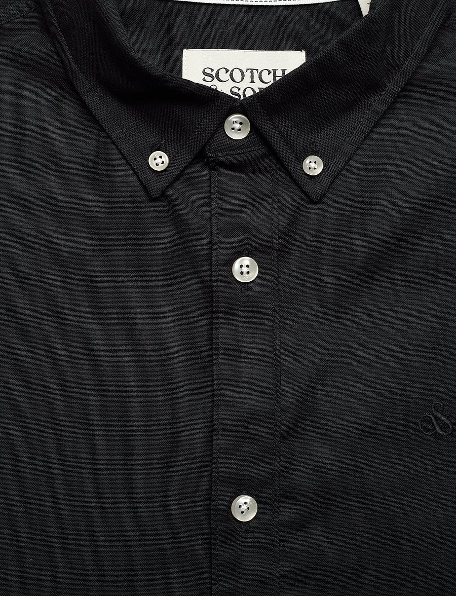 Scotch & Soda - Core - Oxford Solid - oxford-hemden - black - 2