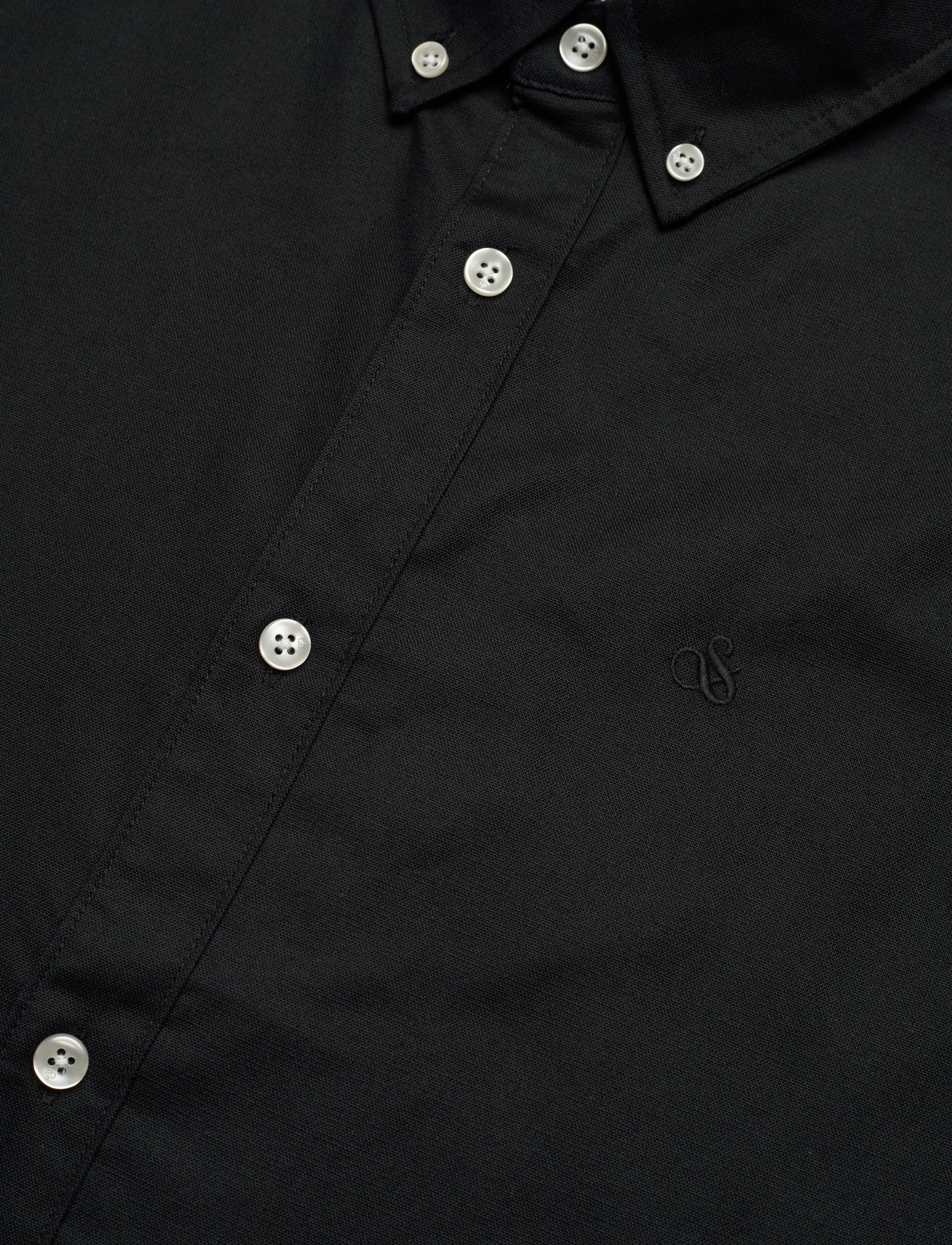 Scotch & Soda - Core - Oxford Solid - oxford-hemden - black - 3