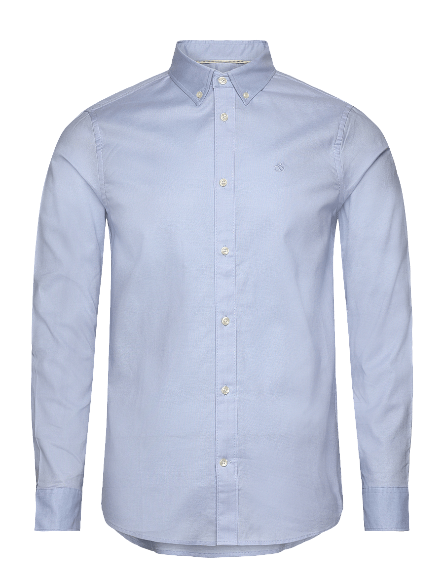 Scotch & Soda - Core - Oxford Solid - oxfordi särgid - shirt blue - 0