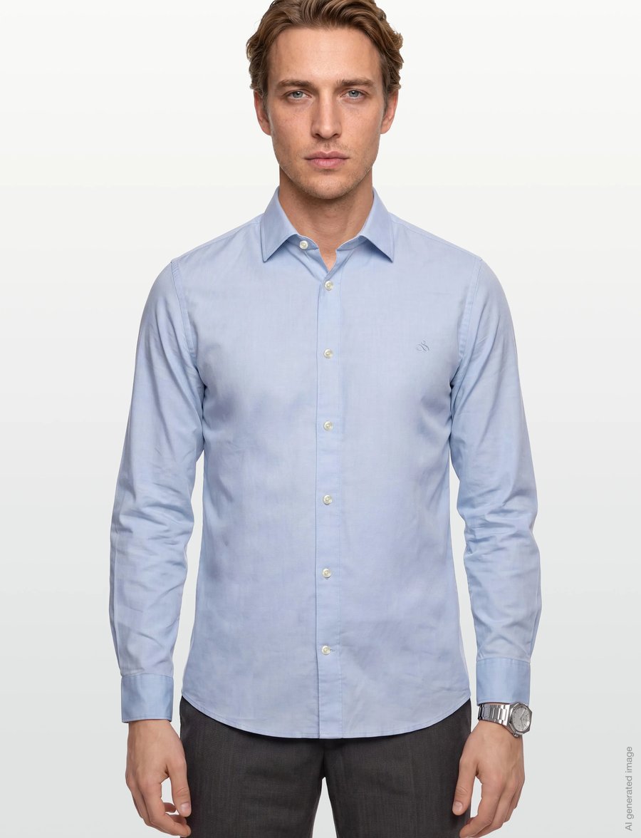 Scotch & Soda - Core - Oxford Solid - oxfordi särgid - shirt blue - 3