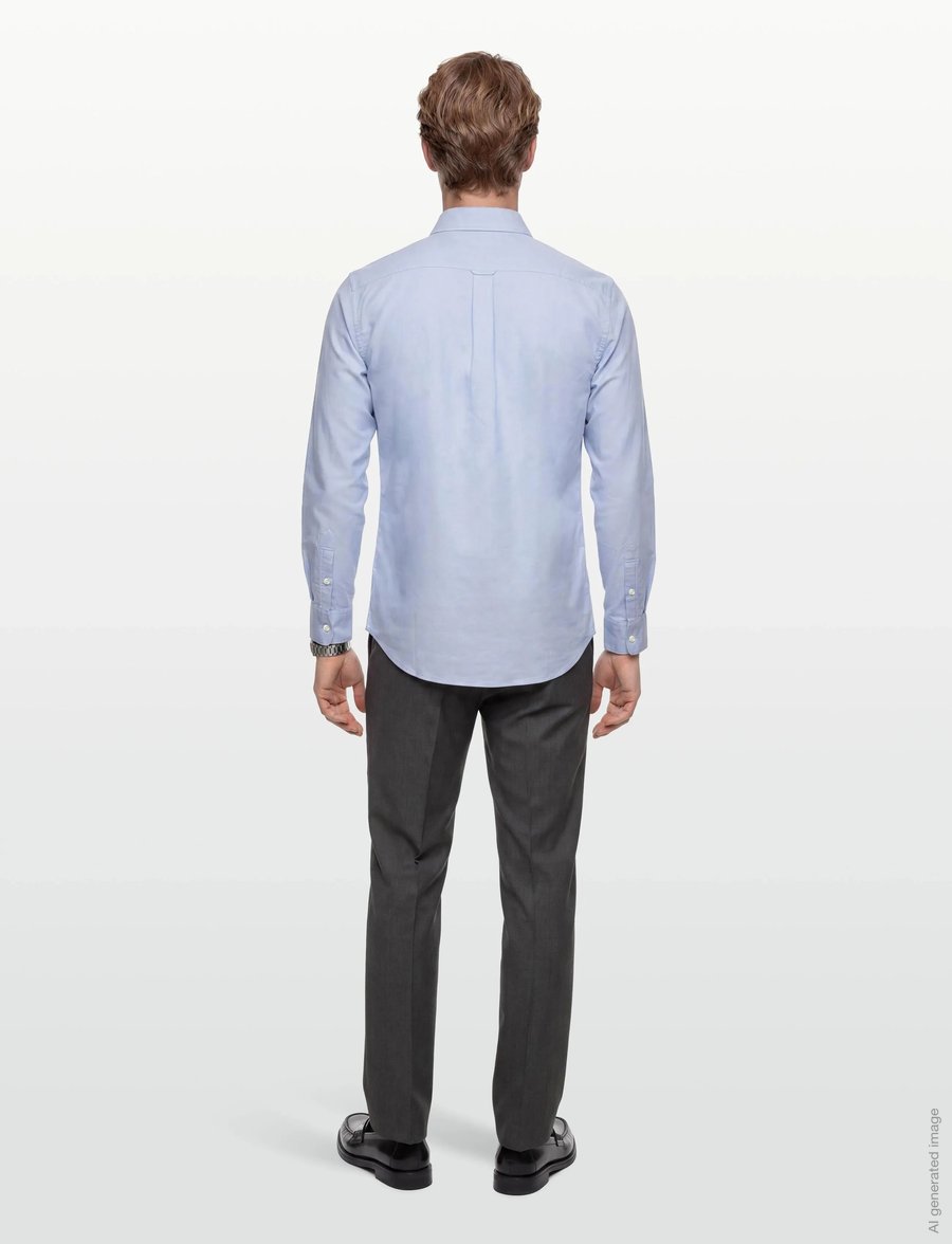 Scotch & Soda - Core - Oxford Solid - oxfordi särgid - shirt blue - 4