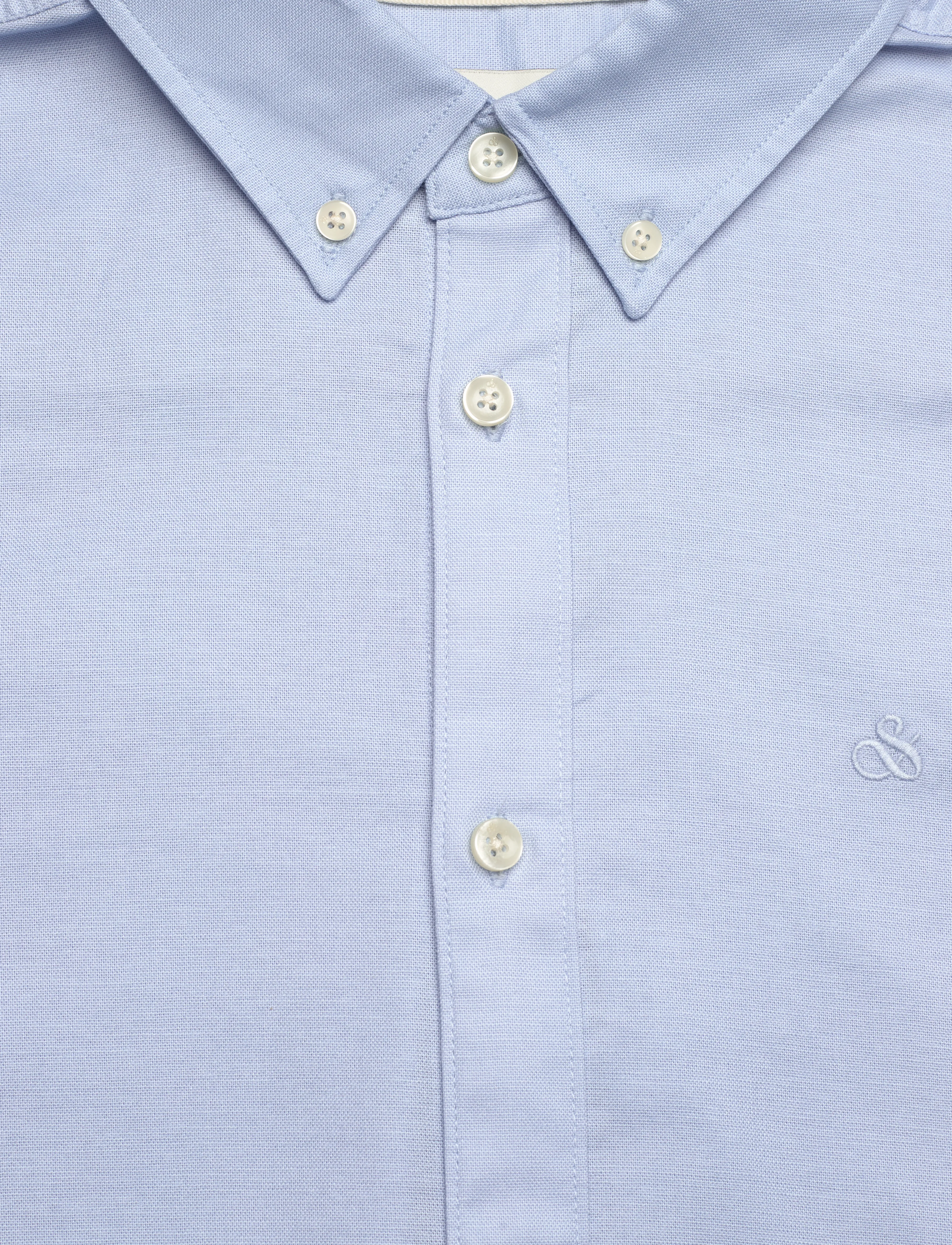 Scotch & Soda - Core - Oxford Solid - oxford-kauluspaidat - shirt blue - 2