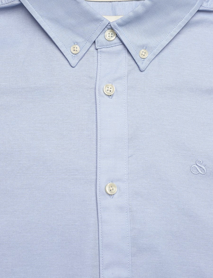 Scotch & Soda - Core - Oxford Solid - oxfordi särgid - shirt blue - 2