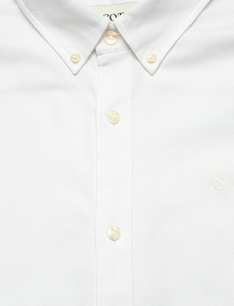 Scotch & Soda - Core - Oxford Solid - oxford skjorter - white - 2