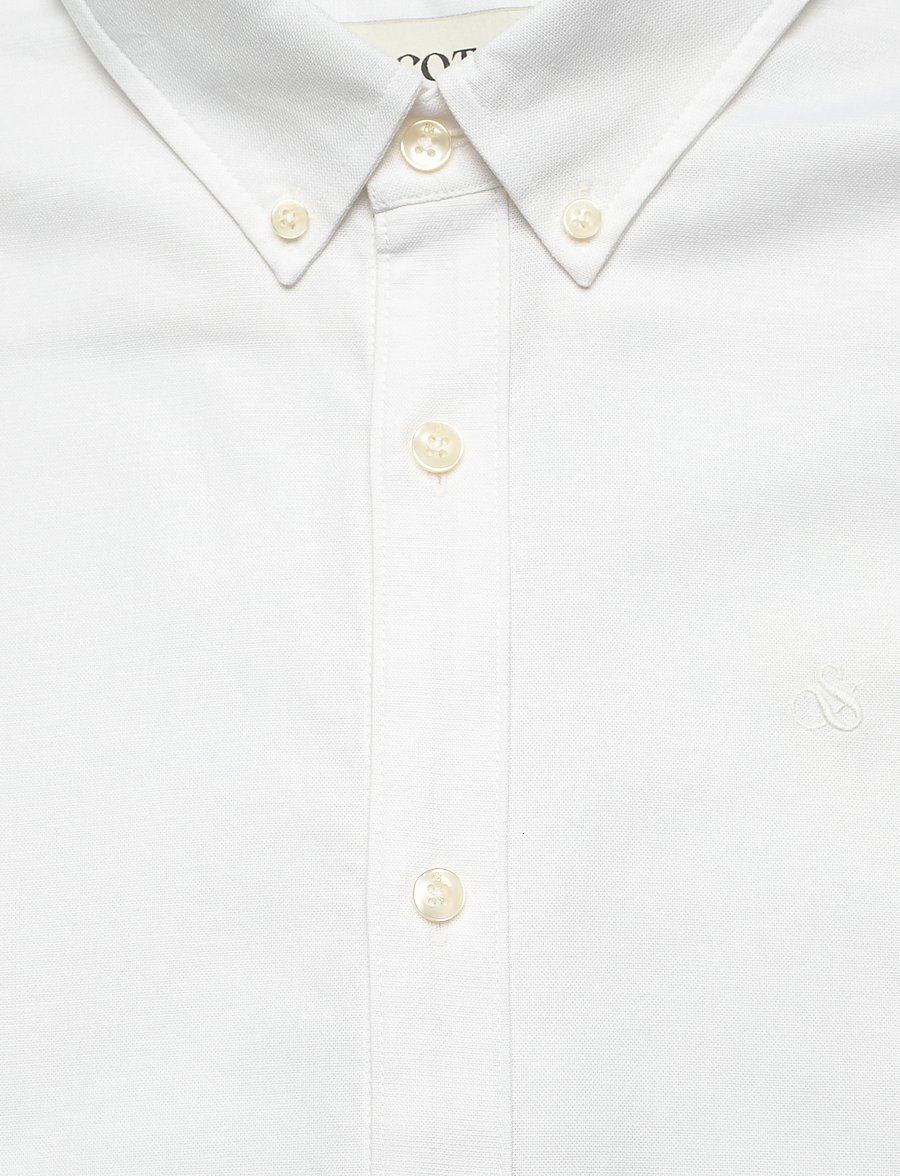 Scotch & Soda - Core - Oxford Solid - oxford-hemden - white - 4