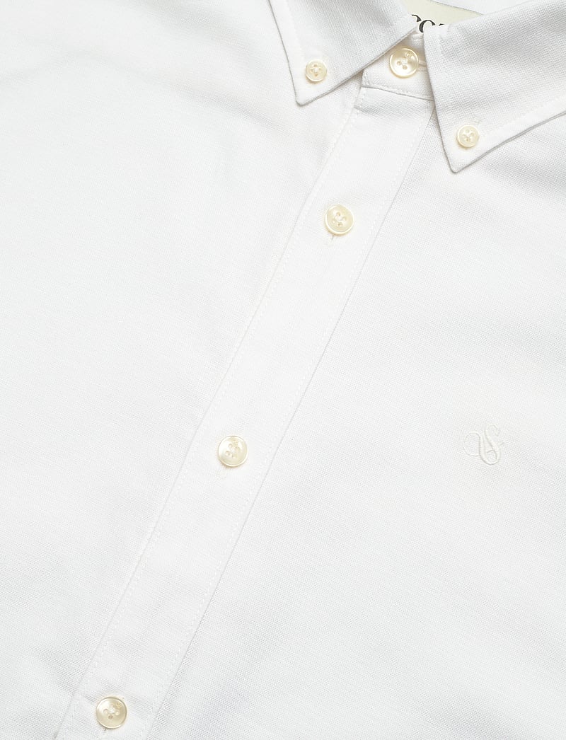 Scotch & Soda - Core - Oxford Solid - oxford skjorter - white - 3