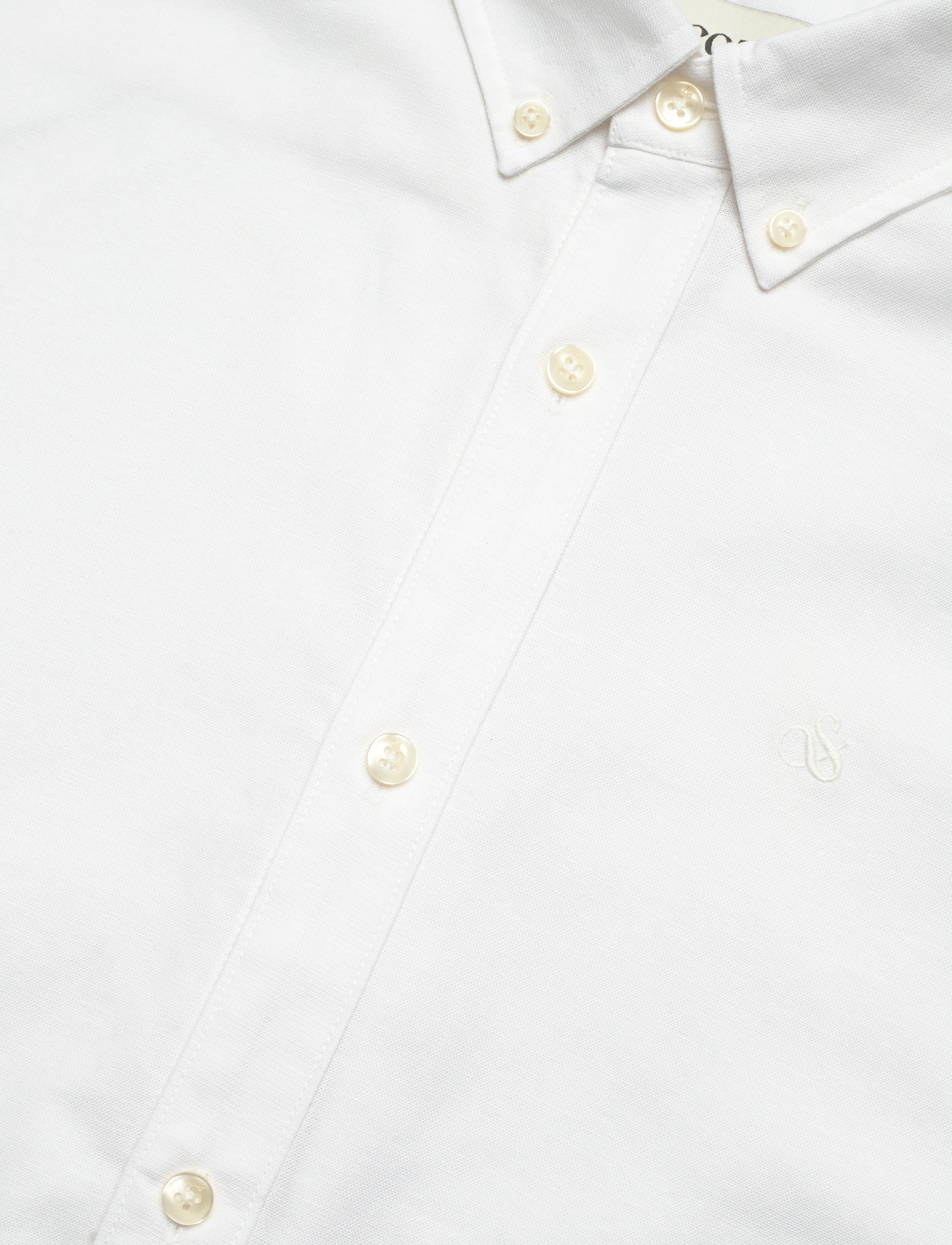 Scotch & Soda - Core - Oxford Solid - oxford-skjortor - white - 5