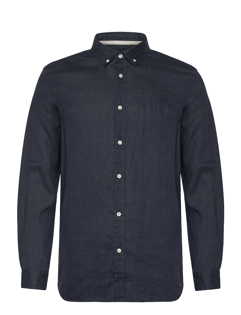 Scotch & Soda - Core - Linen Shirt Ls Button-Down - linased särgid - night - 0