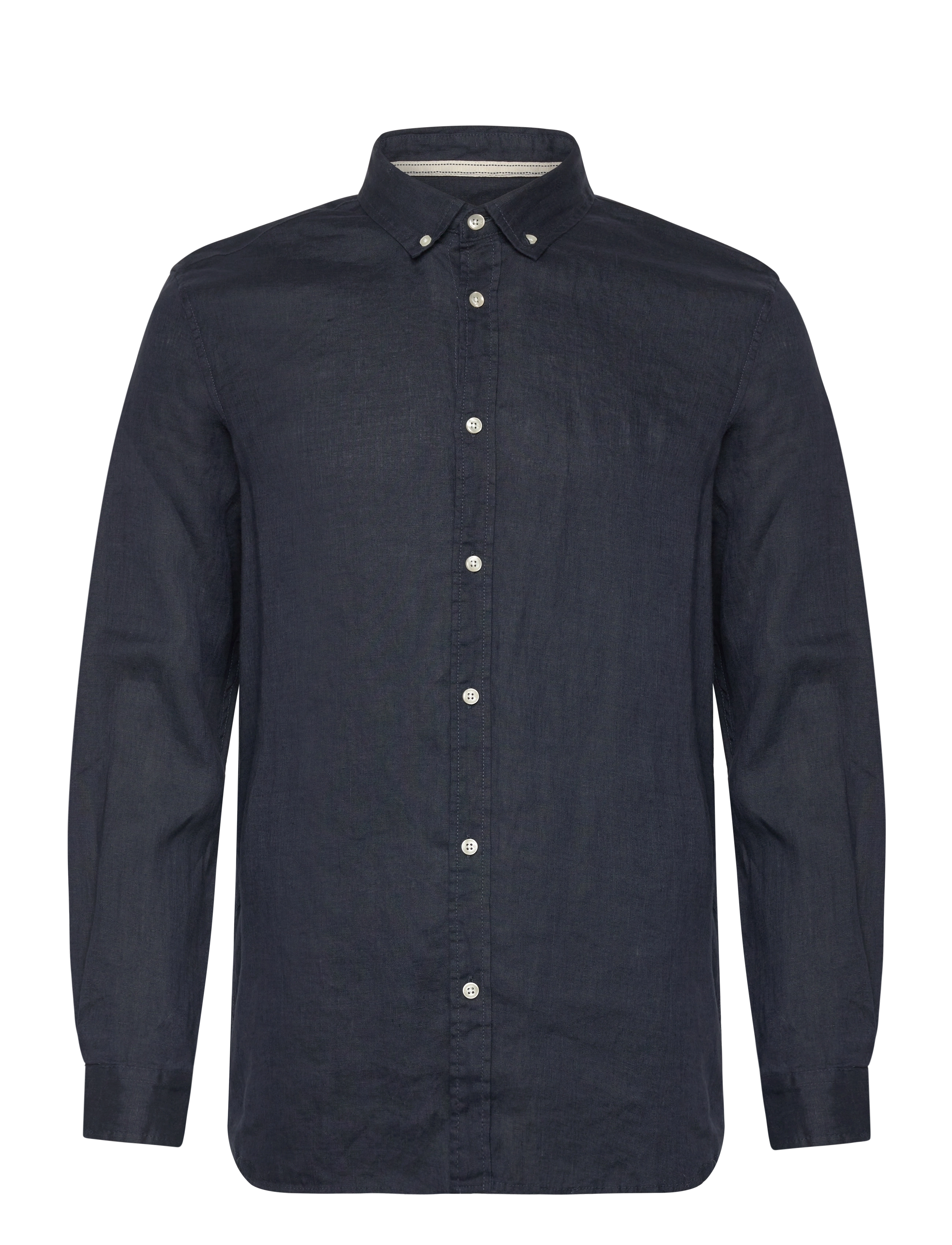 Scotch & Soda CORE Linen Shirt ls Buttondown - Basic shirts - NIGHT / navy