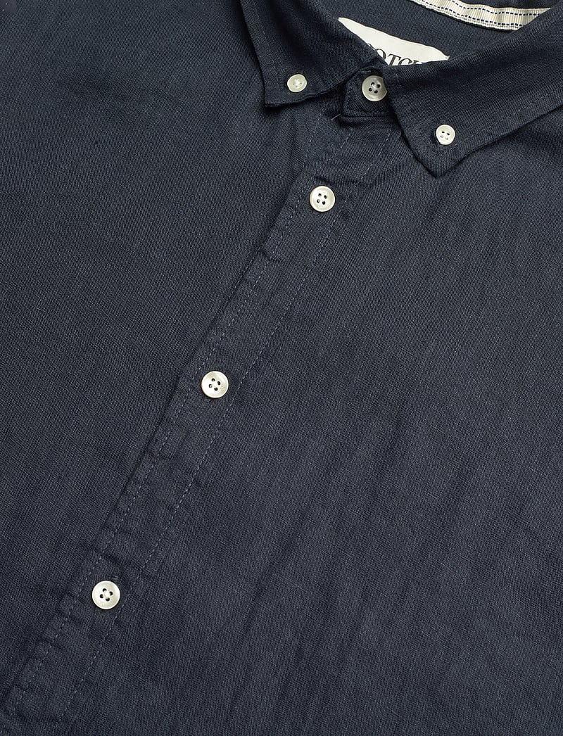 Scotch & Soda - Core - Linen Shirt Ls Button-Down - linased särgid - night - 3