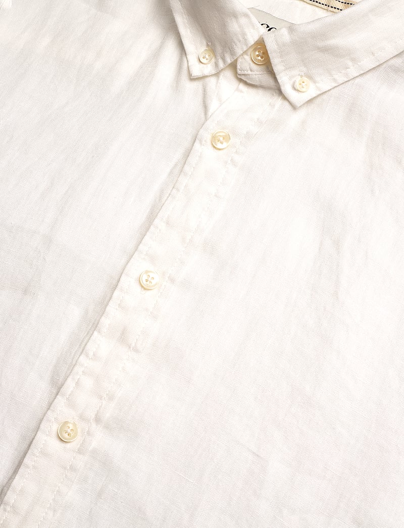 Scotch & Soda - Core - Linen Shirt Ls Button-Down - linased särgid - off white - 3
