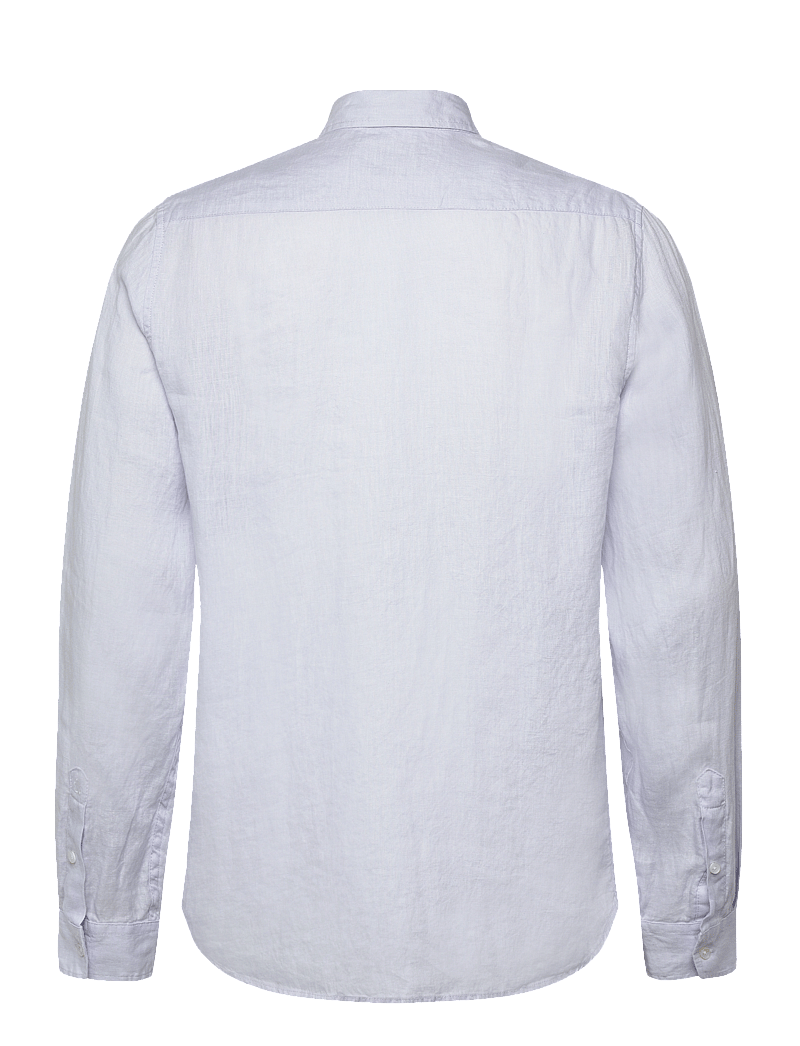 Scotch & Soda - Core - Linen Shirt Ls Button-Down - hørskjorter - shirt blue - 1