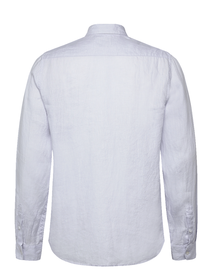 Scotch & Soda - CORE Linen Shirt ls Buttondown - linneskjortor - shirt blue - 1