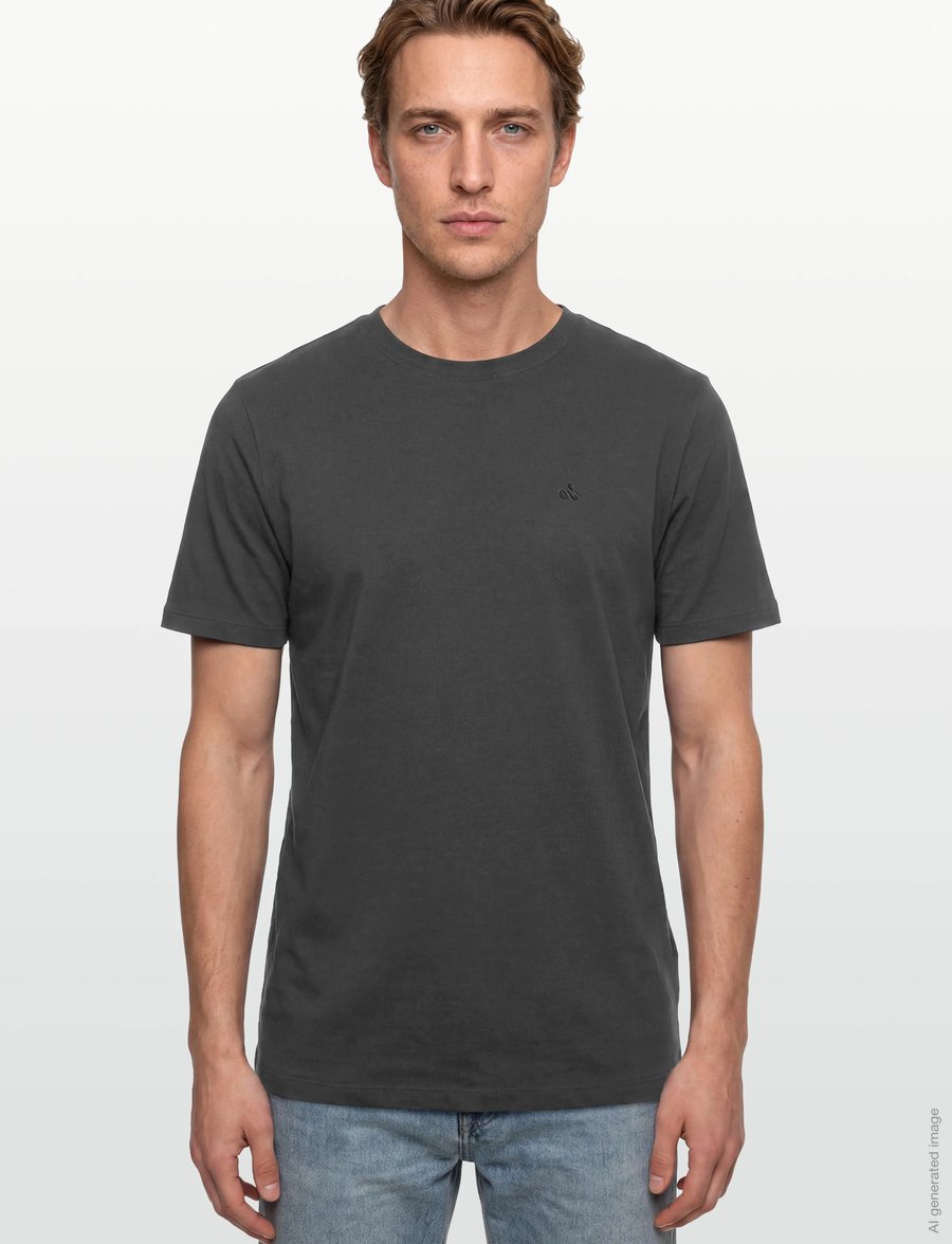 Scotch & Soda - CORE Logo T-Shirt - kurzärmelige t-shirts - black - 3