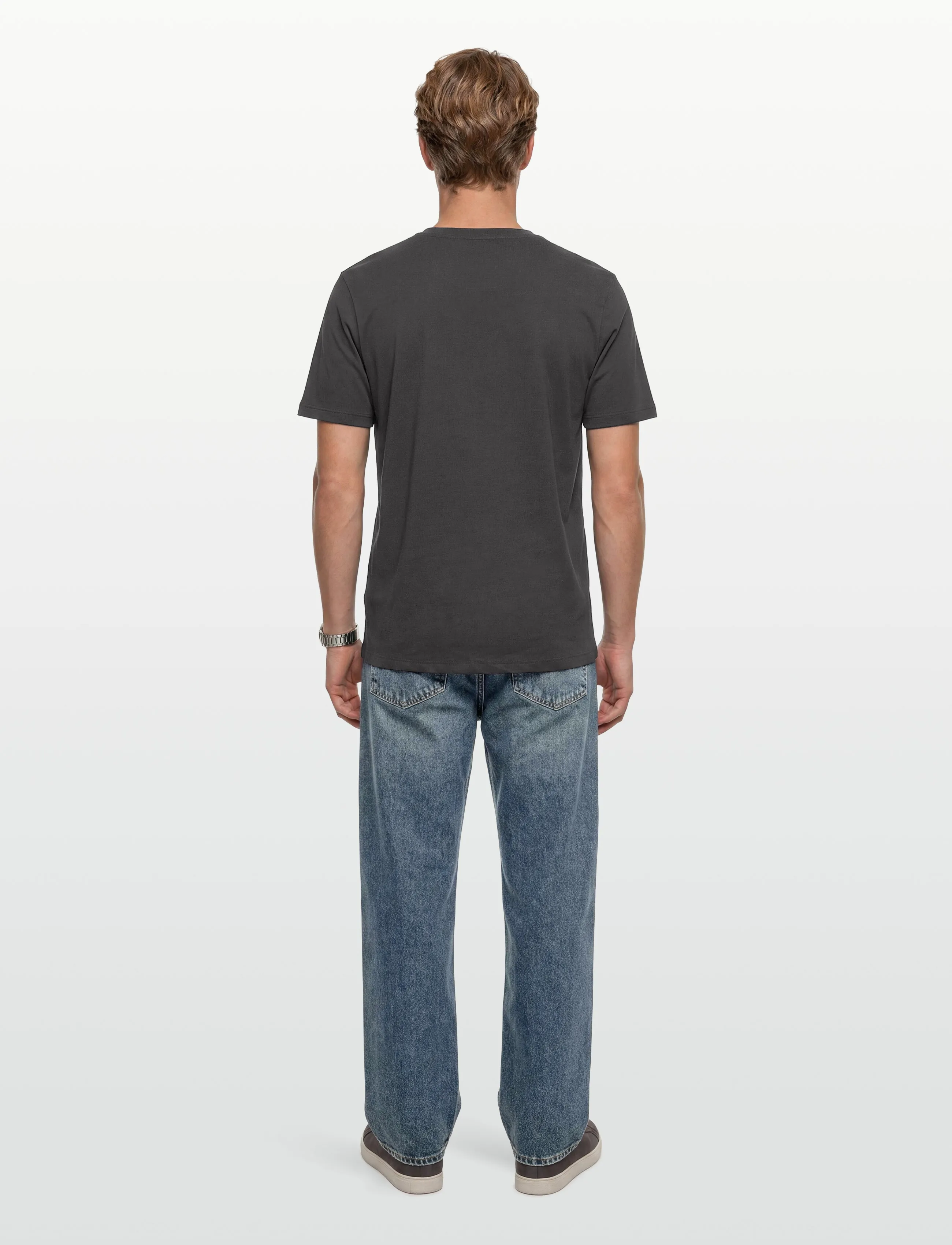 Scotch & Soda - CORE Logo T-Shirt - kortærmede t-shirts - black - 4