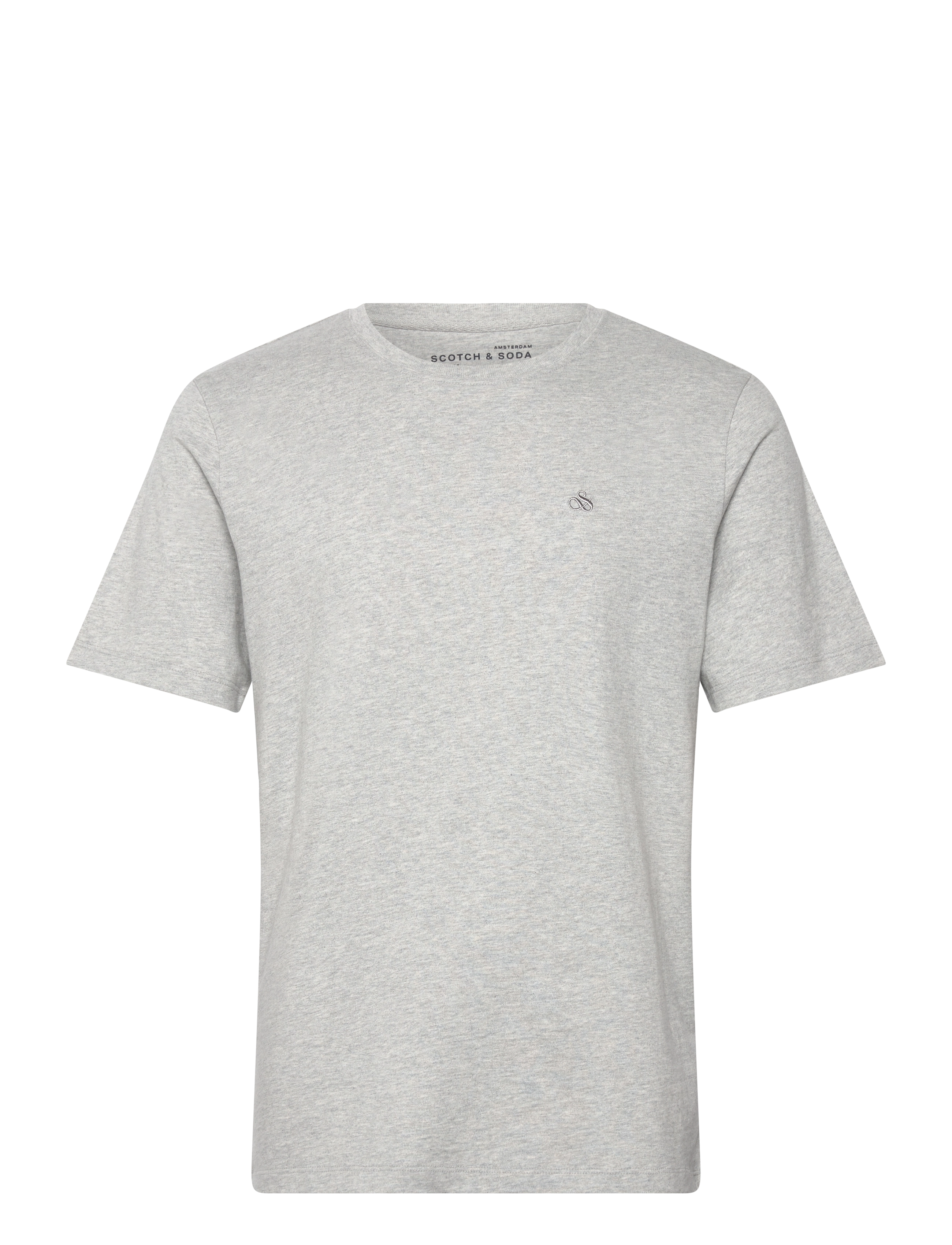 Scotch & Soda CORE Logo T-Shirt - Scotch & Soda - GREY MELANGE / grey