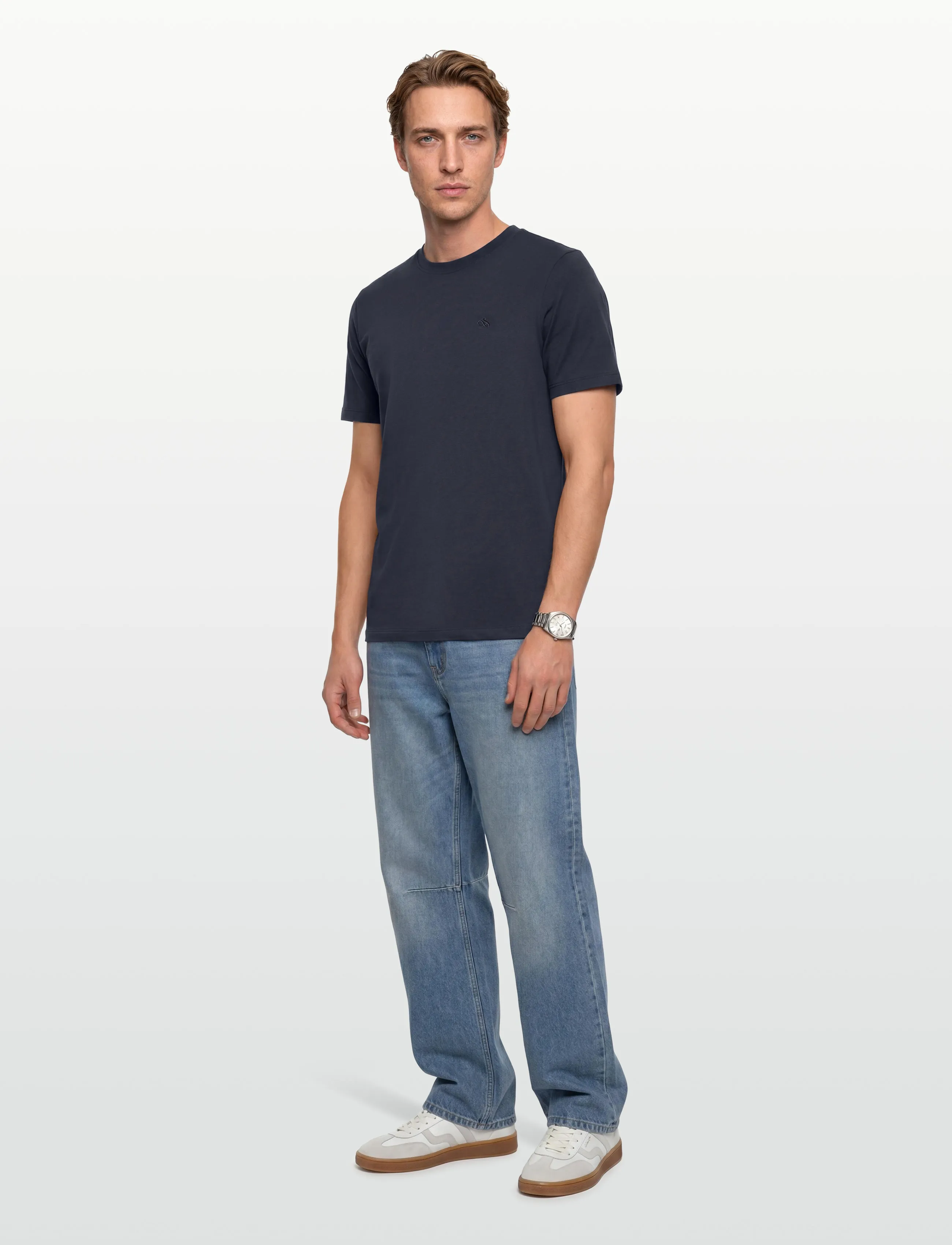 Scotch & Soda CORE Logo T-Shirt - T-särgid - NIGHT / navy