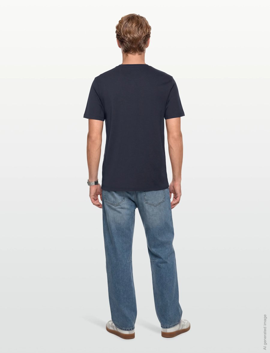Scotch & Soda - CORE Logo T-Shirt - kurzärmelige t-shirts - night - 4