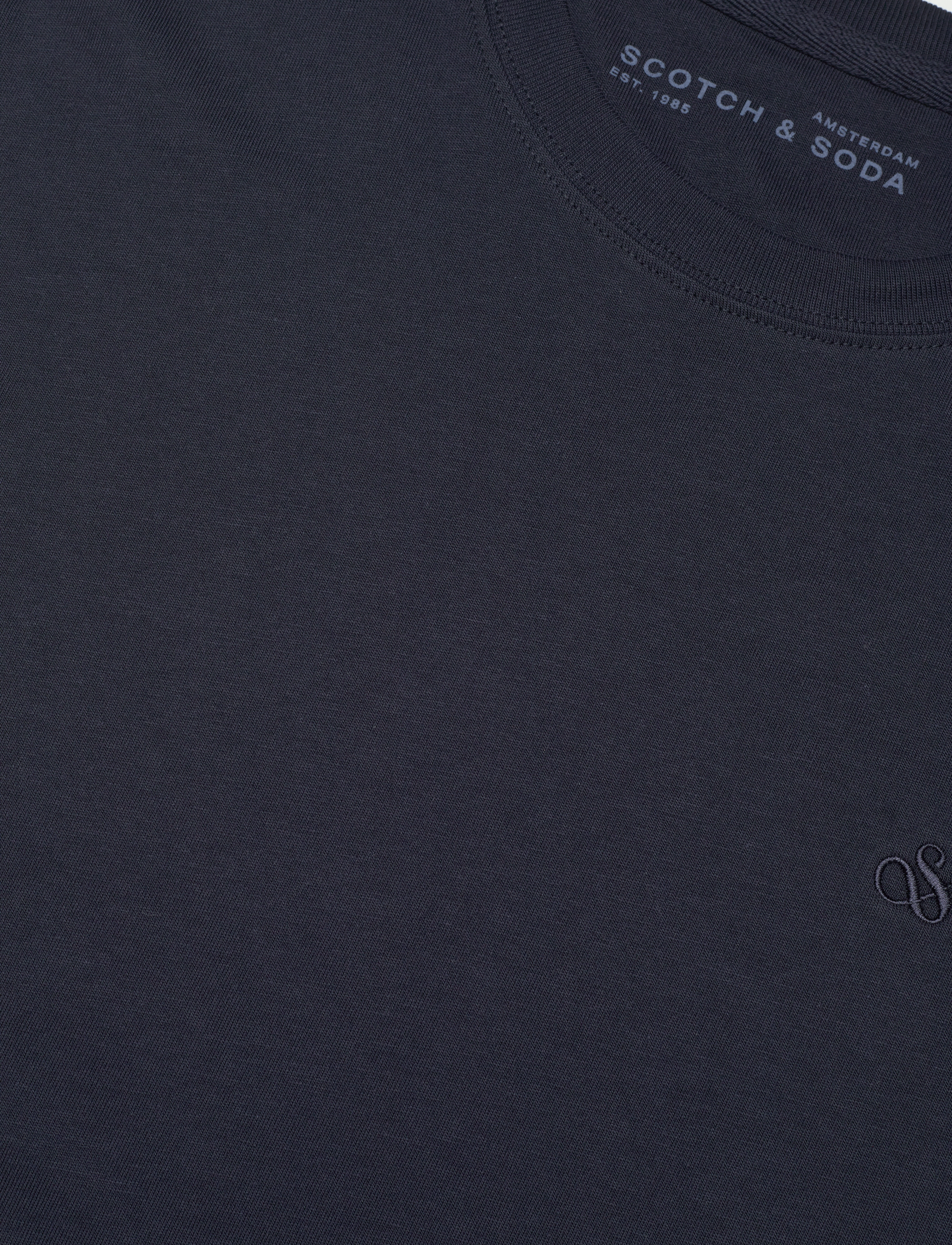 Scotch & Soda - CORE Logo T-Shirt - stutterma bolir - night - 2