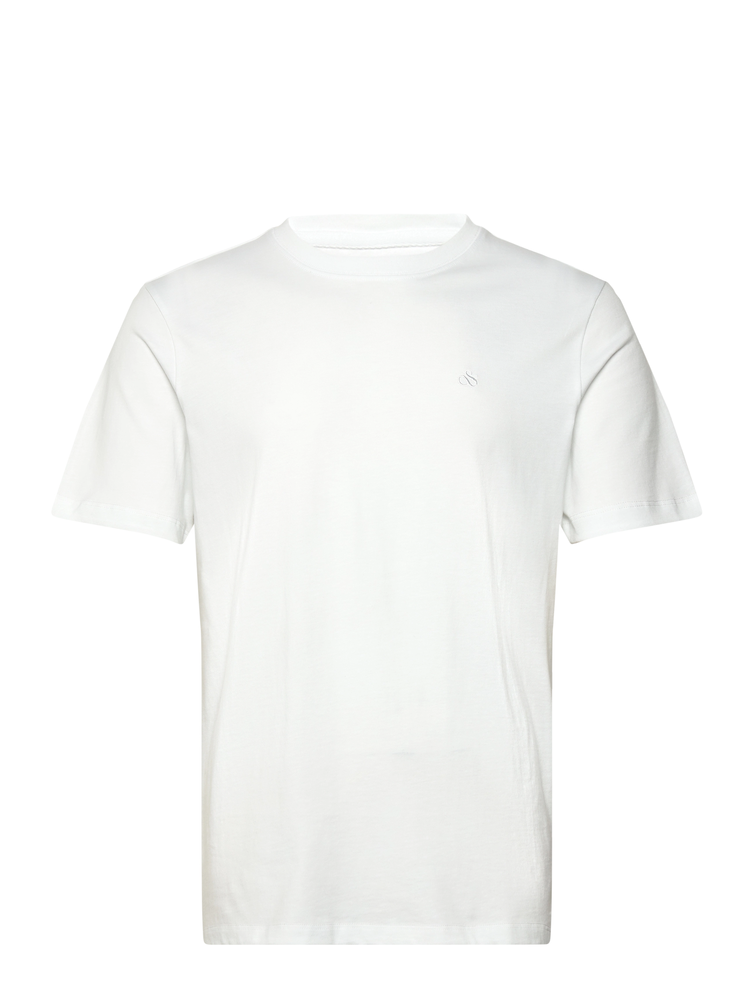 Scotch & Soda CORE Logo T-Shirt - T-Shirts - WHITE / white