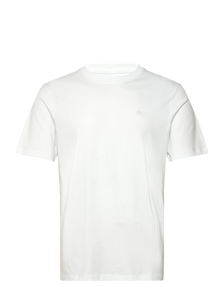 Scotch & Soda - CORE Logo T-Shirt - kurzärmelig - white - 0