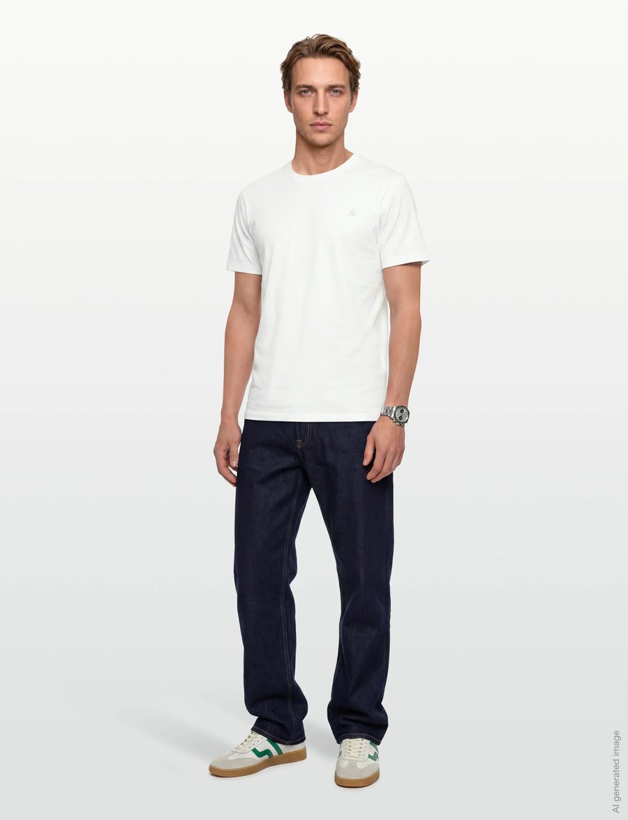 Scotch & Soda - CORE Logo T-Shirt - kurzärmelige t-shirts - white - 0