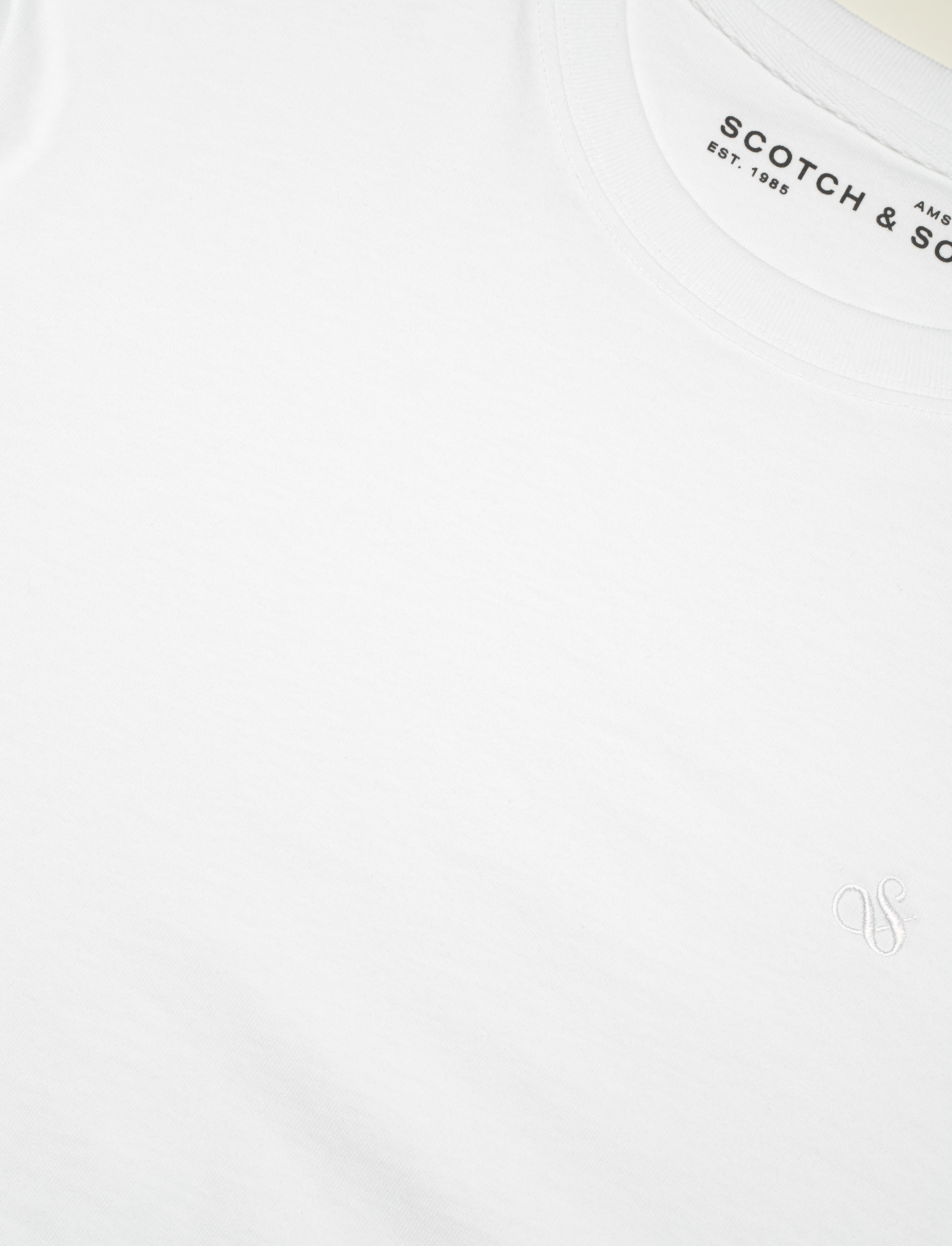 Scotch & Soda - CORE Logo T-Shirt - kurzärmelig - white - 2